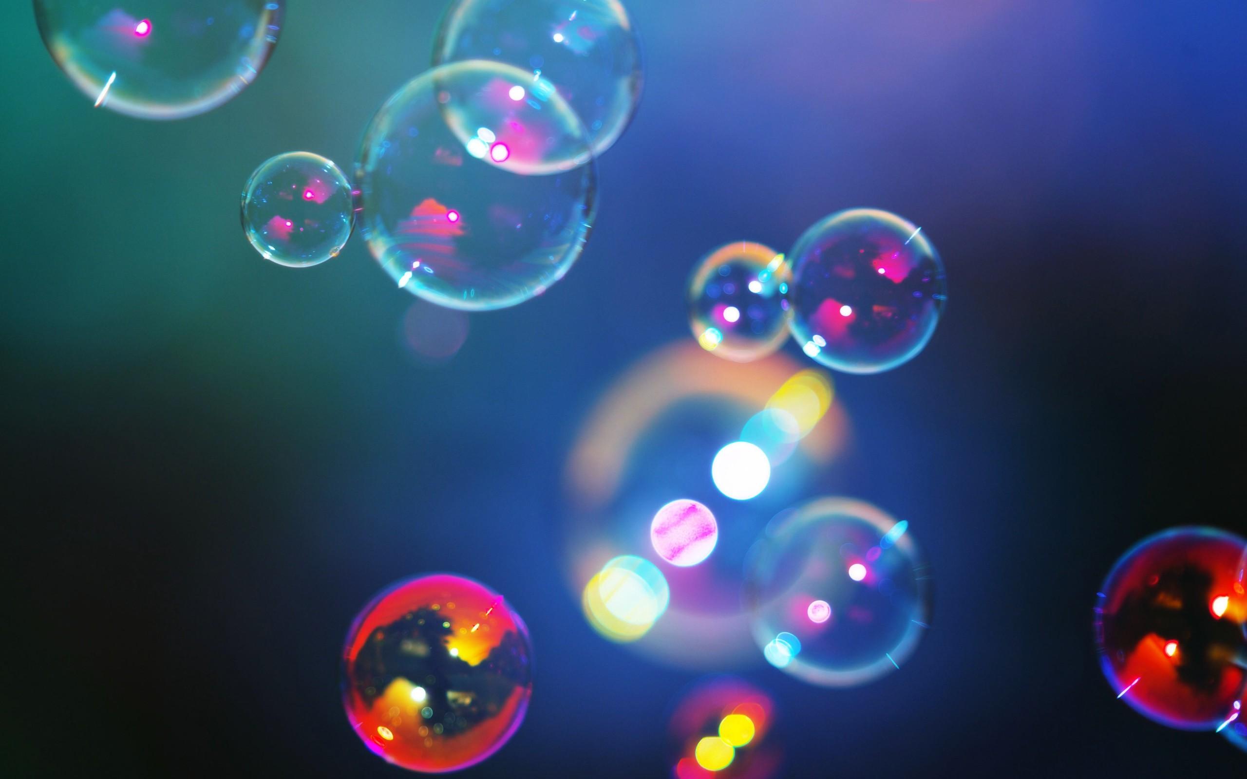 colorful bubbles desktop wallpaper