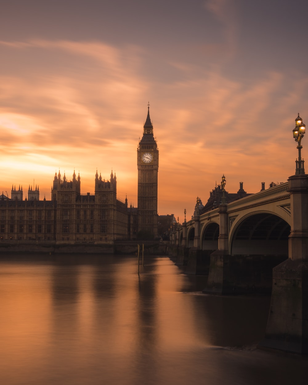London Sunset Picture. Download Free Image