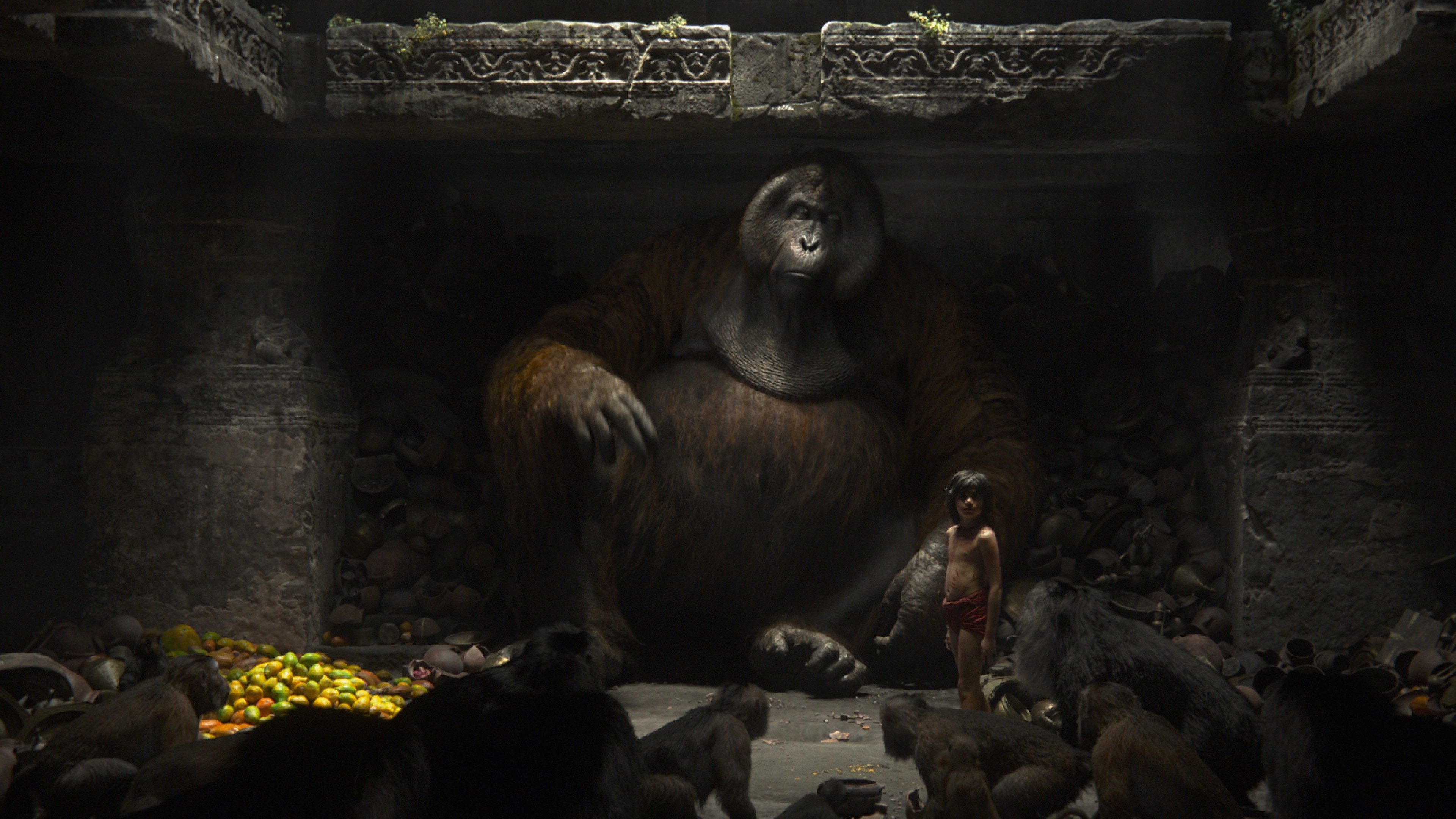 Wallpaper The Jungle Book, Monkey King, King Louie, adventure, fantasy, Best movies of 2016, Movies