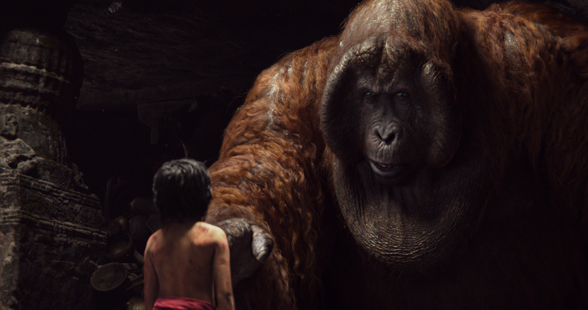 Mowgli and King Louie Jungle Book Wallpaper