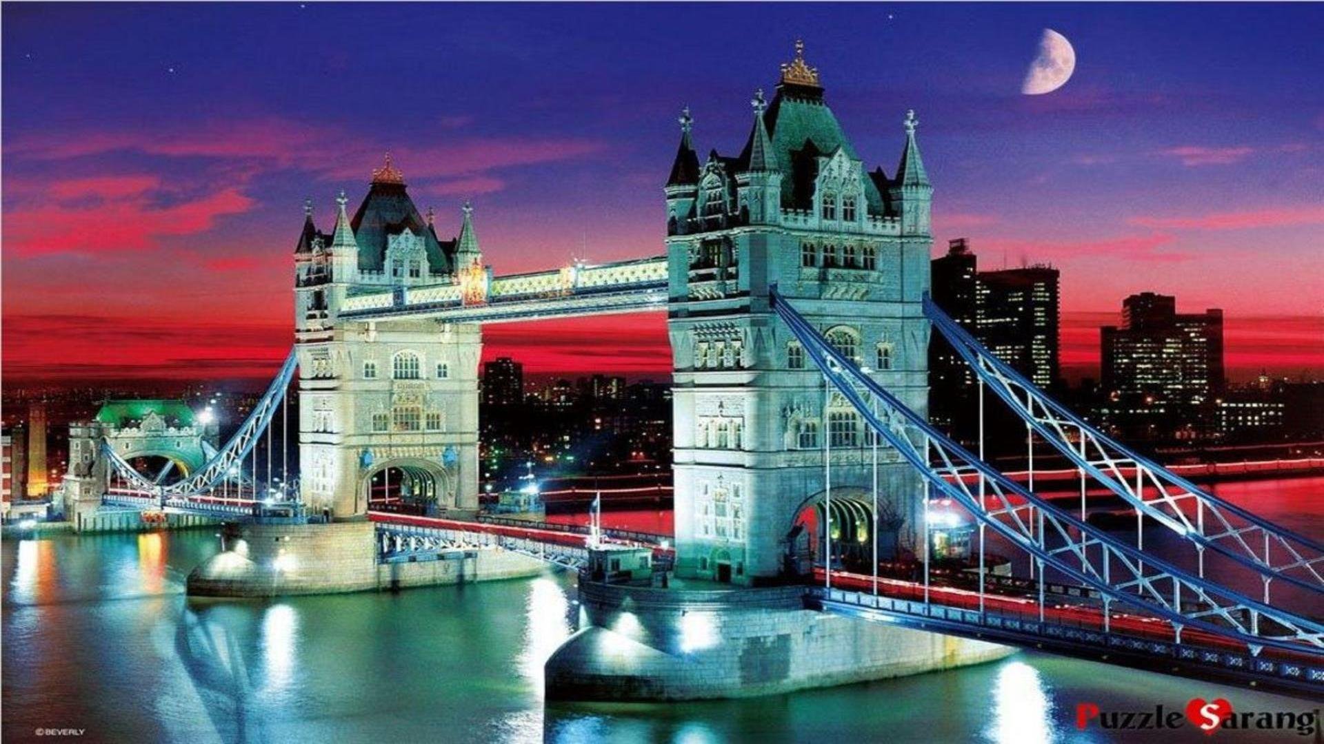 Tower Bridge London Evening Sunset HD wallpaper