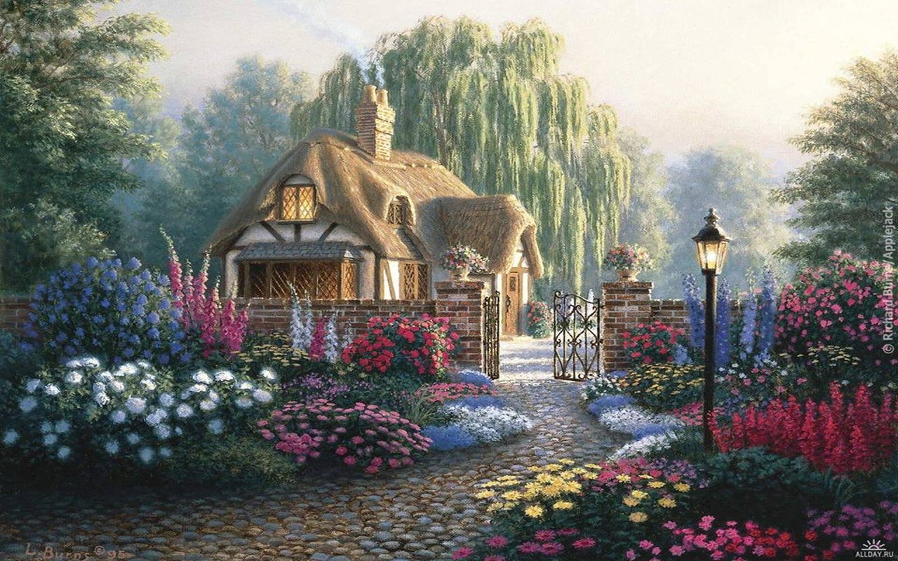 Download Beautiful Places Awesome World Wallpaper Burns Painting