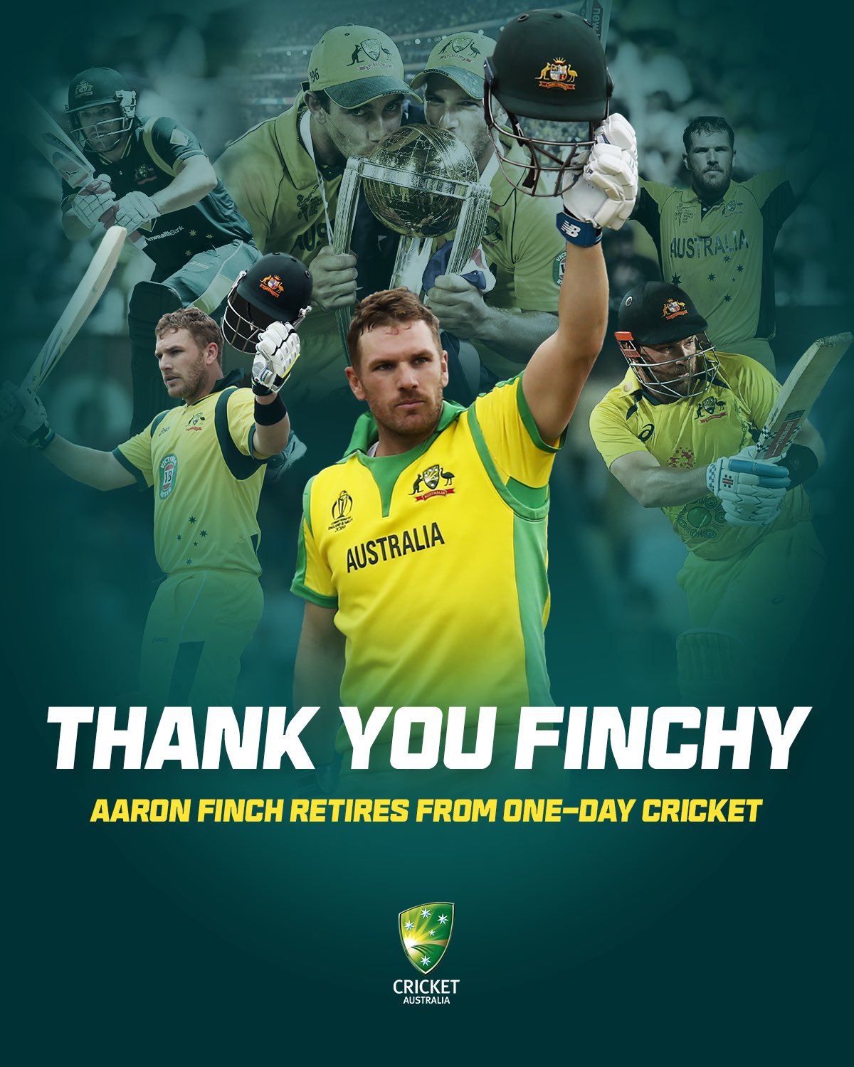 Cricket Australia True Champion Of The White Ball Game. Aaron Finch Will Retire From One Day Cricket After Tomorrow's Third And Final Dettol ODI Vs New Zealand, With Focus Shifting To
