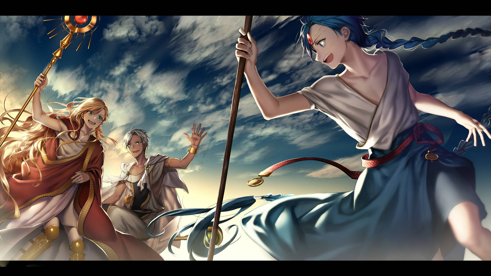Download Magi The Labyrinth Of Magic Wizards Wallpaper
