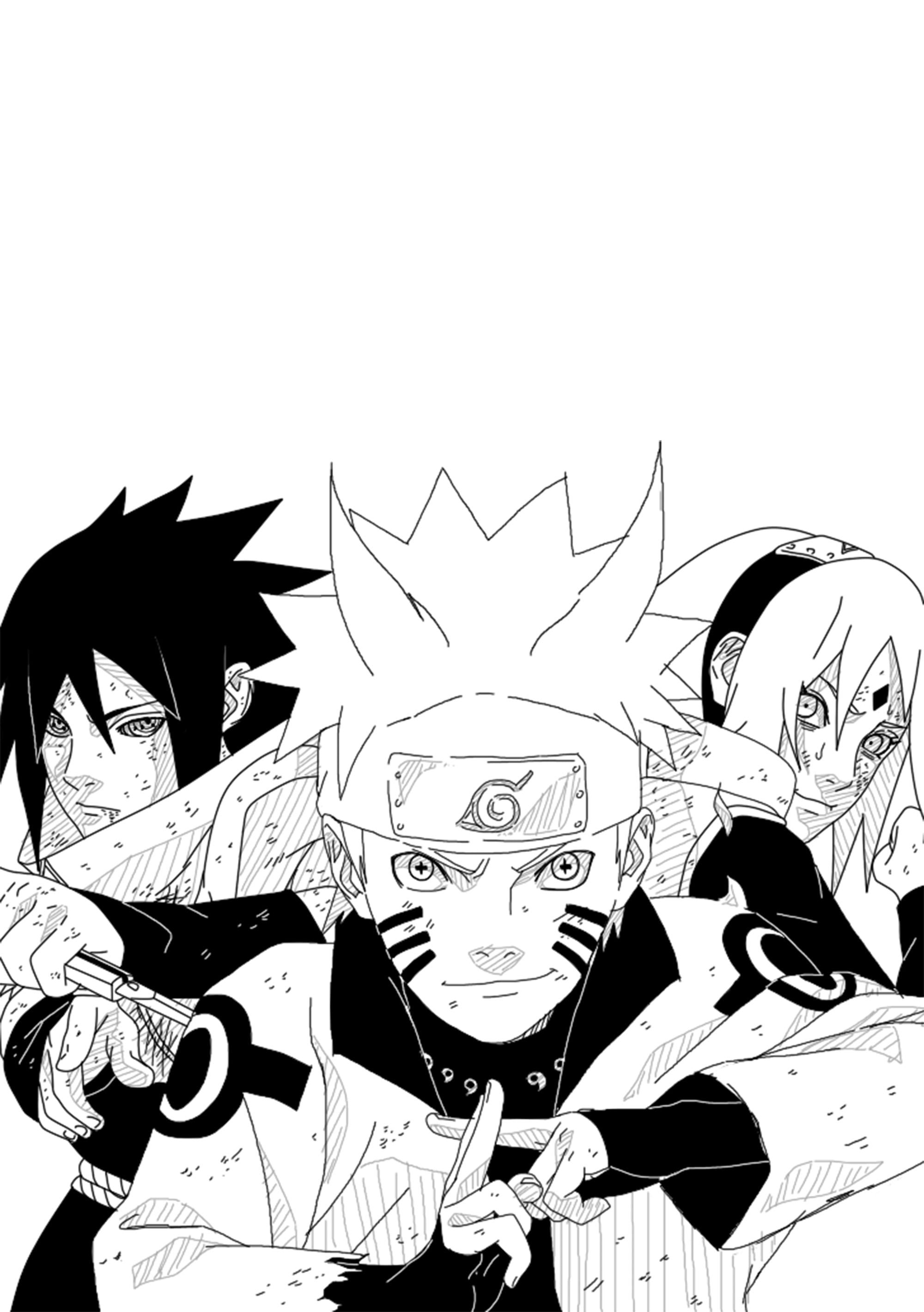 Naruto manga panels HD wallpaper