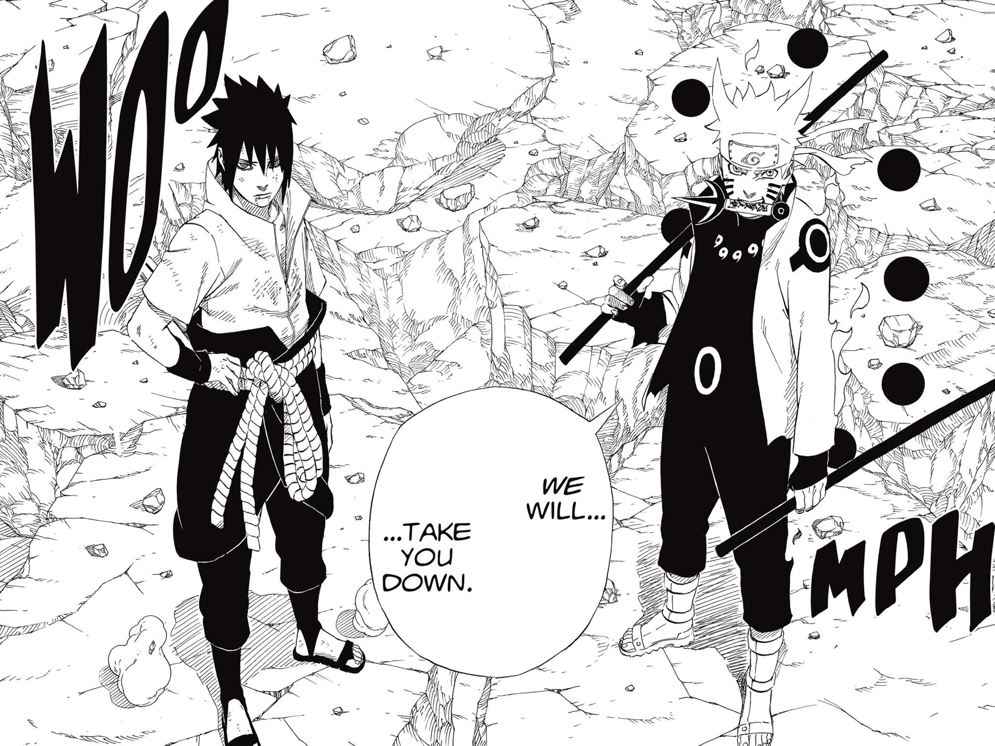 Yuushi y'all favorite Naruto manga panels