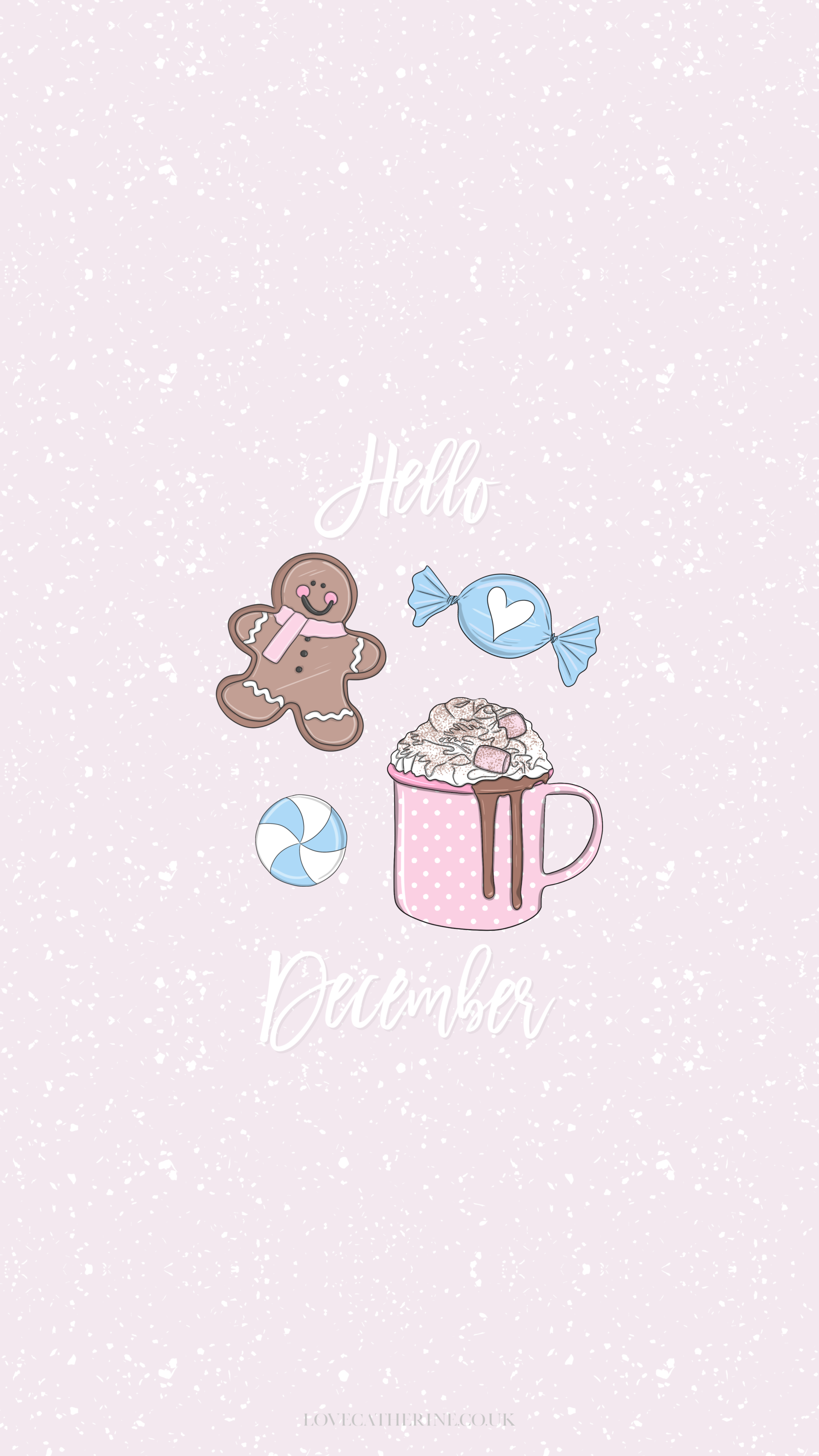 Free Cute & Girly Winter Phone Wallpaper For Christmas. Wallpaper iphone christmas, Christmas phone wallpaper, Christmas wallpaper