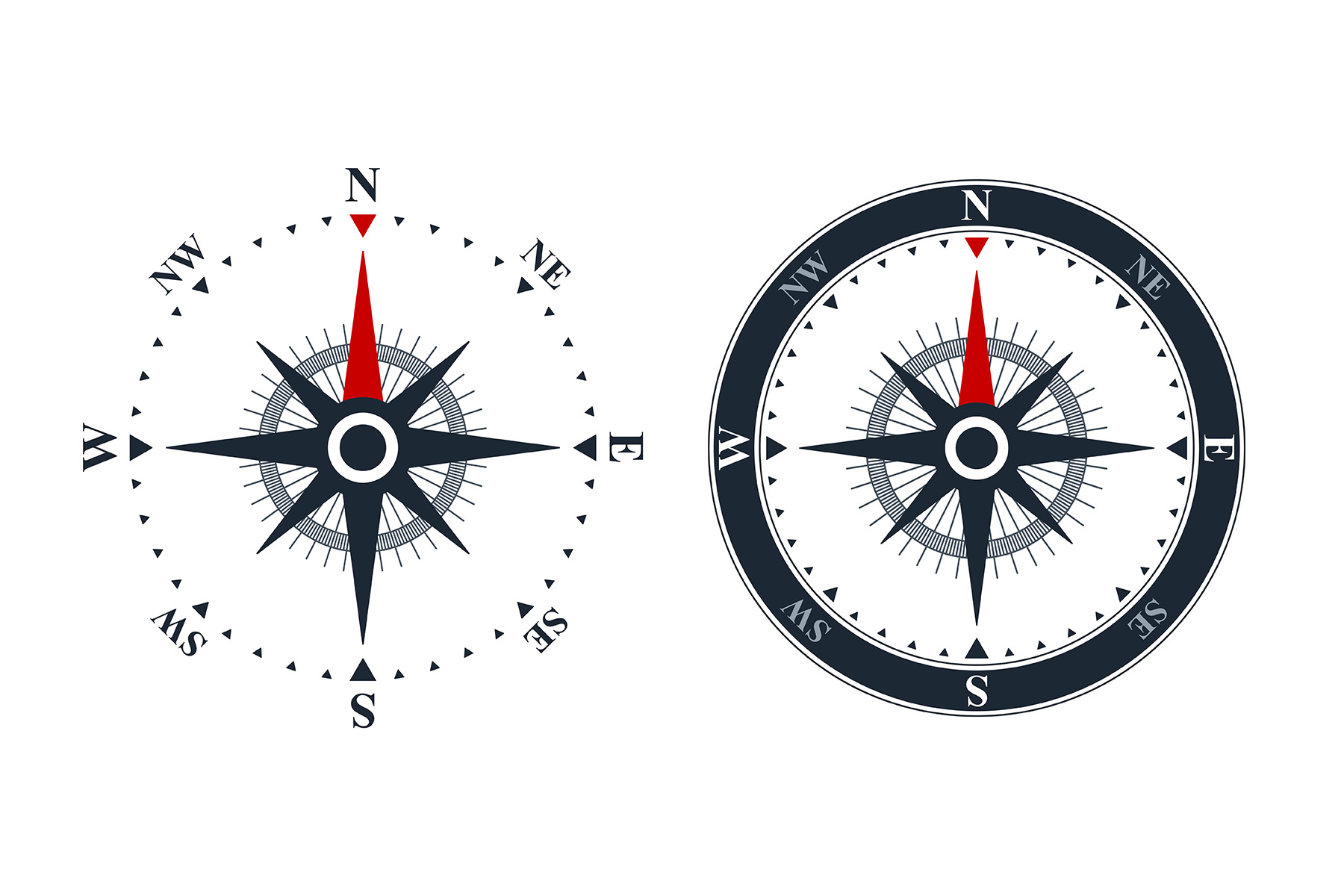 Compass Rose Icon Vector Art, Icon, and Graphics for Free Download