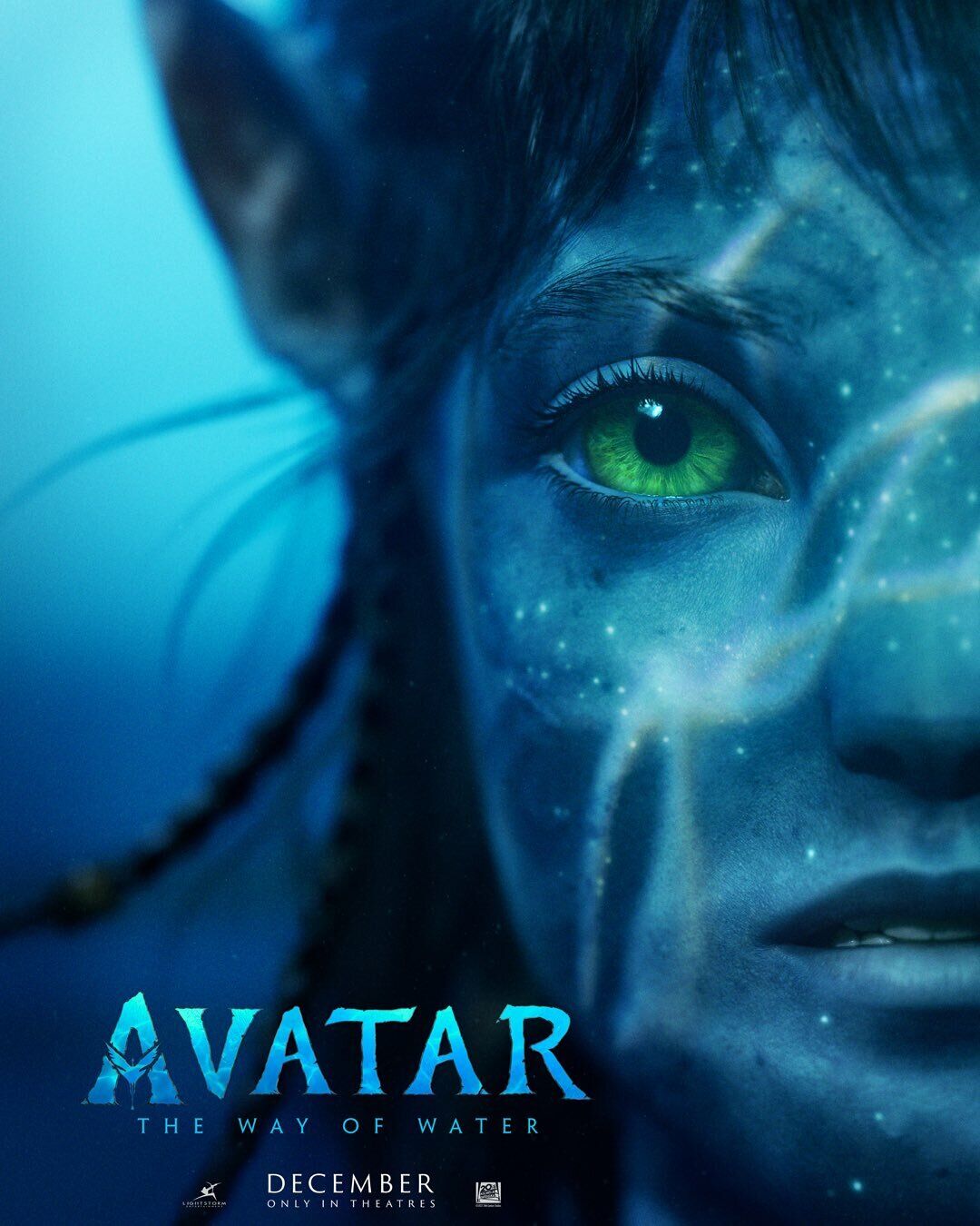 Avatar The Way of Water New (2022) Movie, Reproduction Decal Poster, wall art