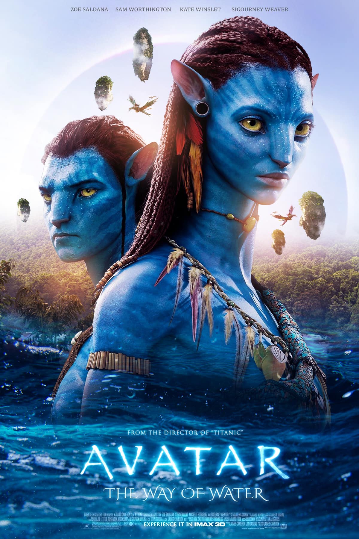 Avatar 2 The Way Of Water Movie Poster Wallpapers Wallpaper Cave