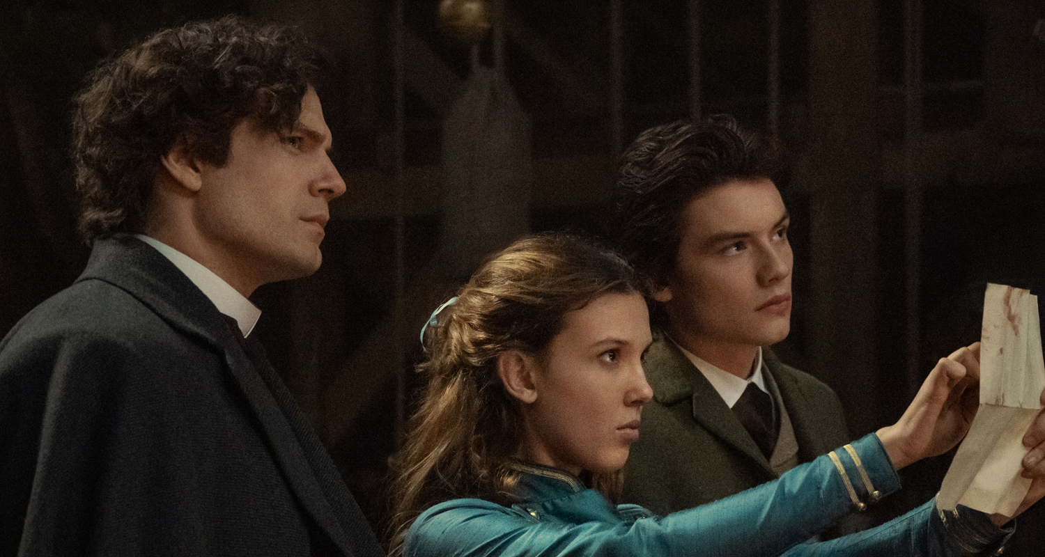 Millie Bobby Brown's 'Enola Holmes 2′ Gets First Look Photo & Release Date!. Adeel Akhtar, David Thewlis, Enola HOlmes, Helena Bonham Carter, Henry Cavill, Louis Partridge, Millie Bobby Brown, Movies, Netflix