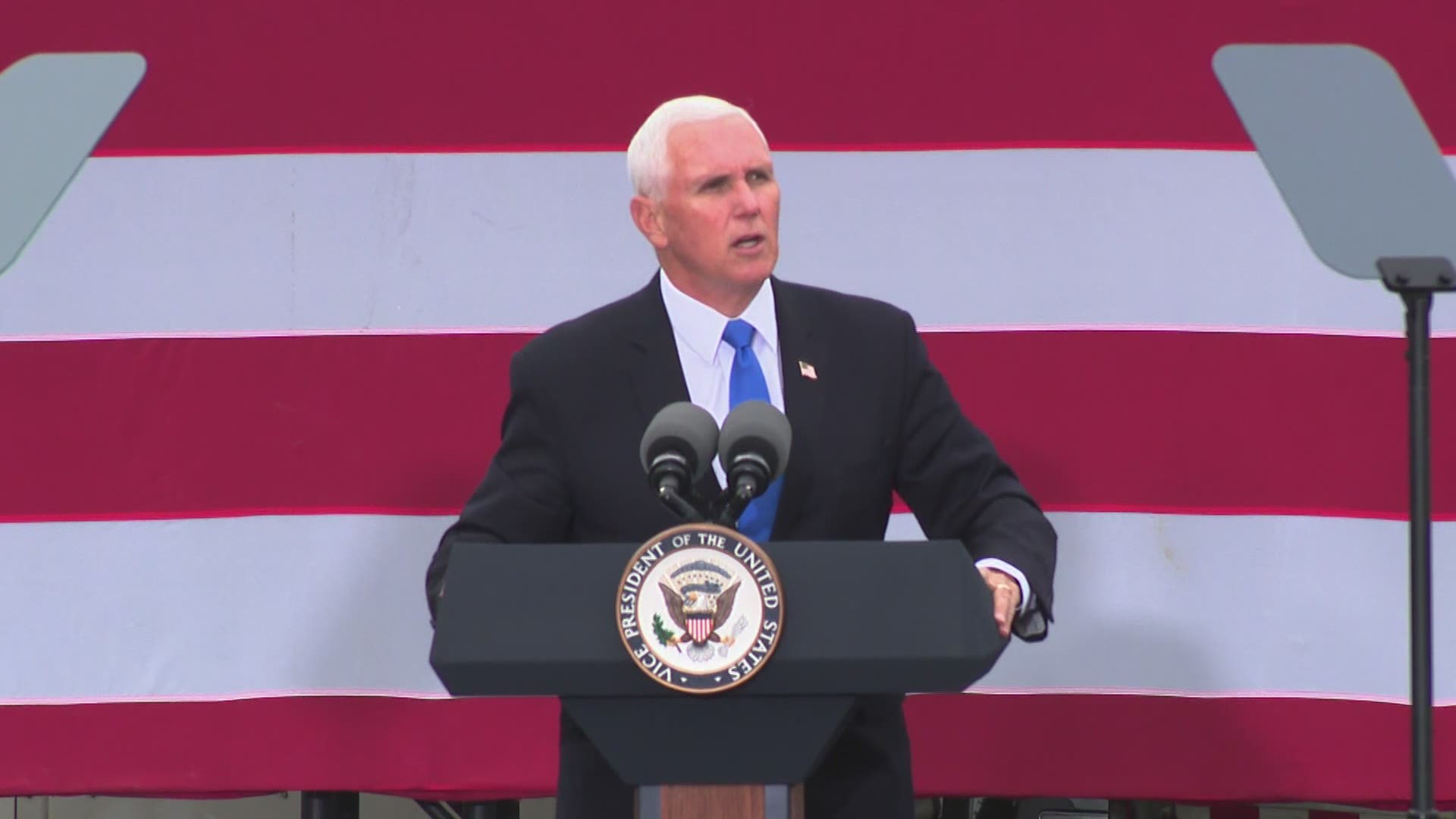 VP Mike Pence rallies voters in Grand Rapids in final stretch before the election
