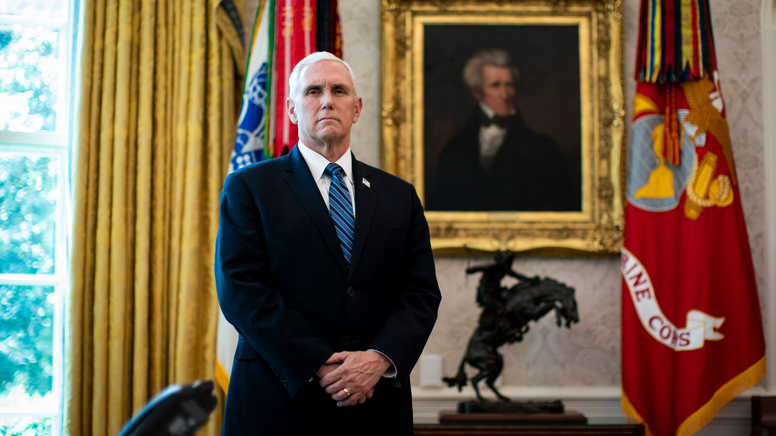 From Trump's Shadow, Mike Pence Can See 2024