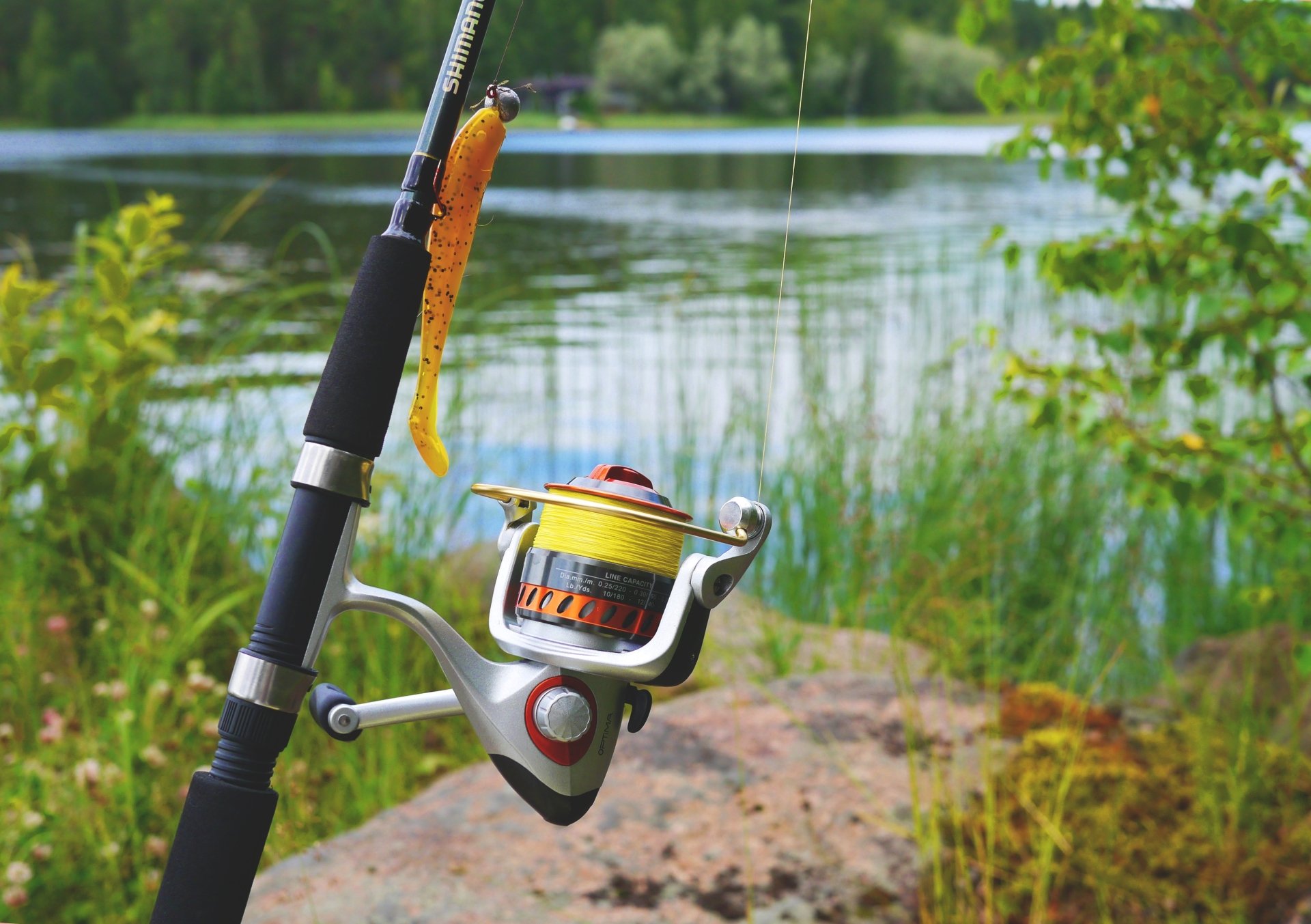 4K Fishing Rod Wallpaper and Background Image