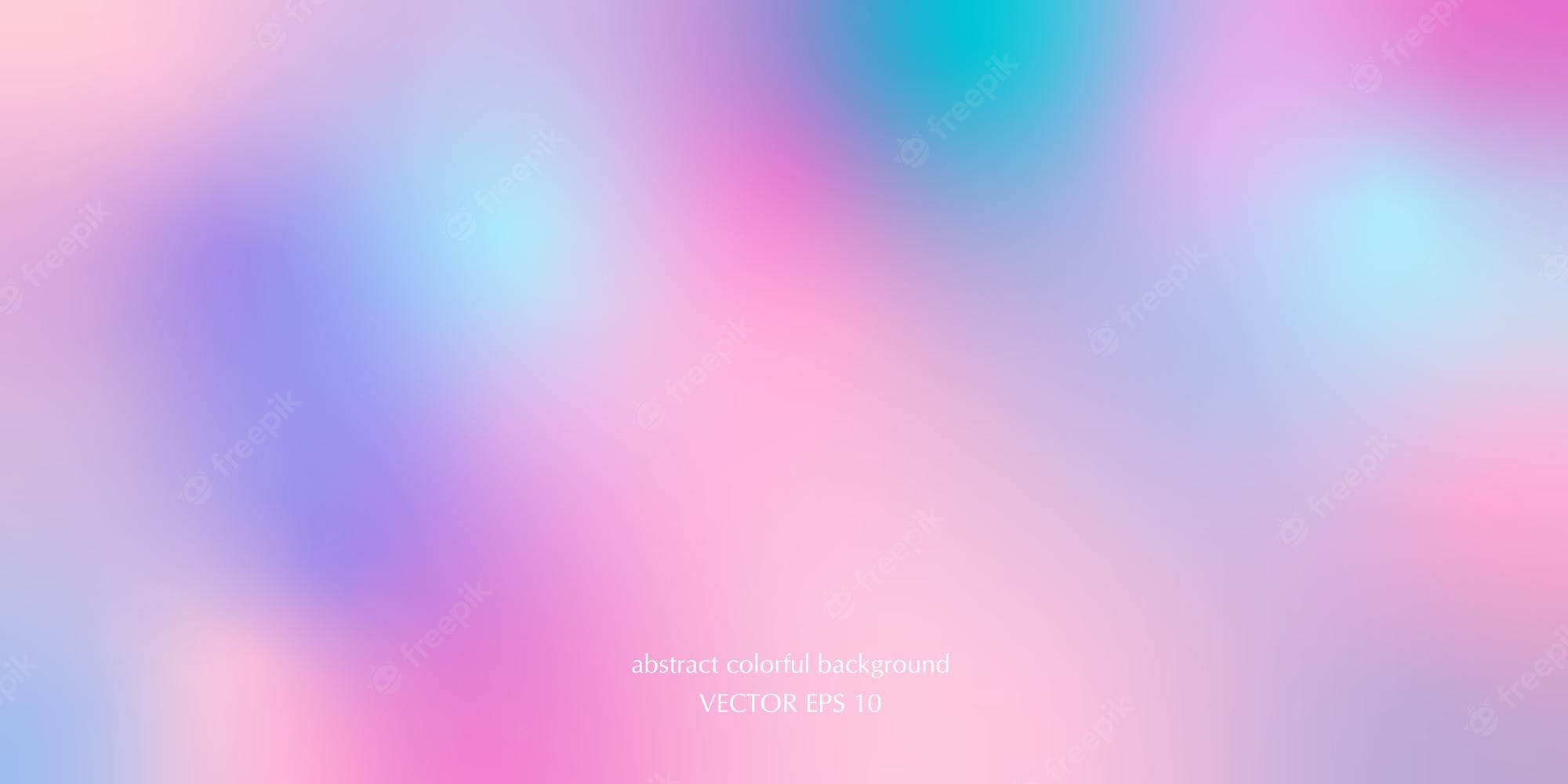 Premium Vector. Vector abstract colorful background blurred gradient pastel colors palette for wallpaper. soft gradient in blue, purple, cyan and pink