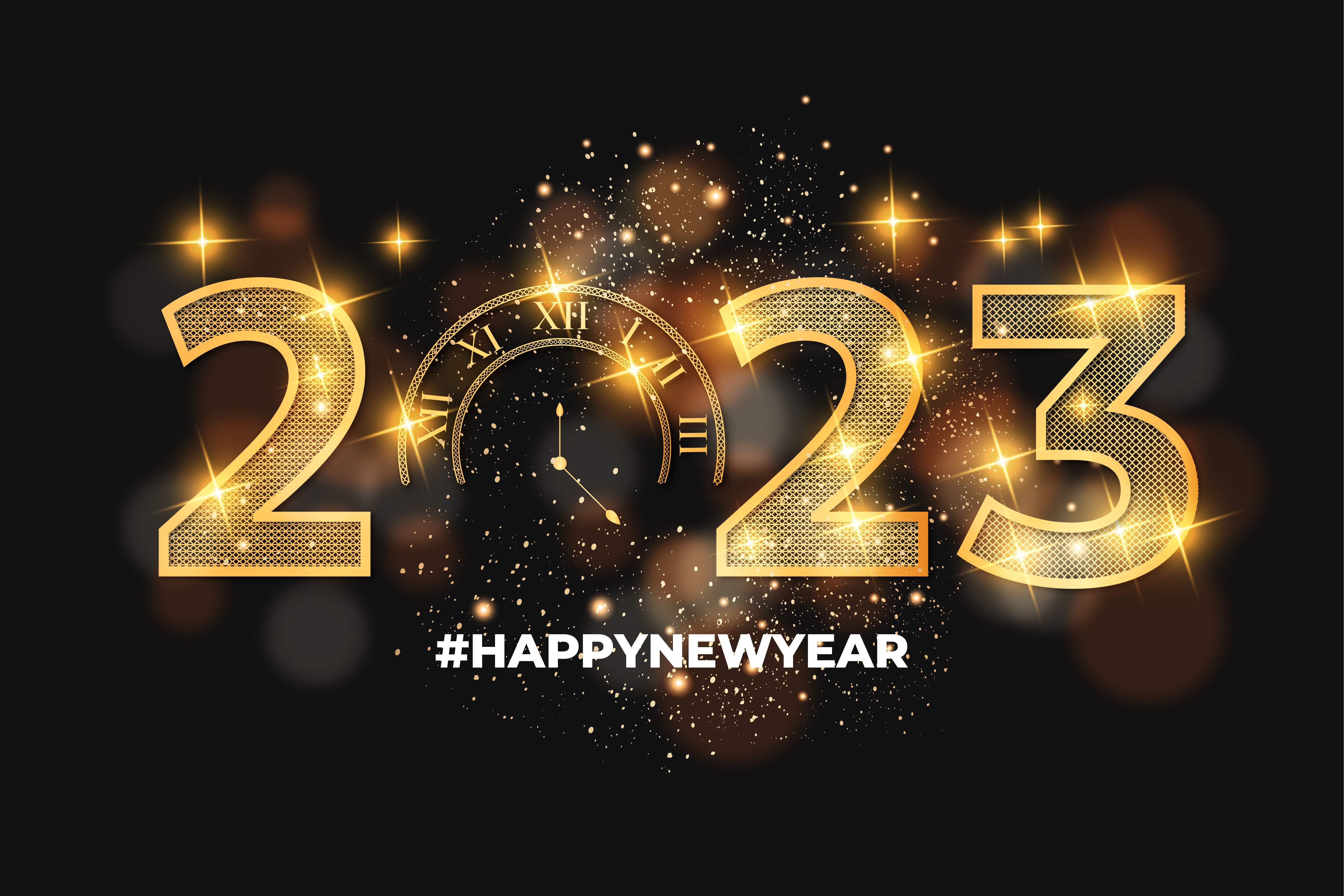 New Year 2023 4k Ultra HD Wallpaper