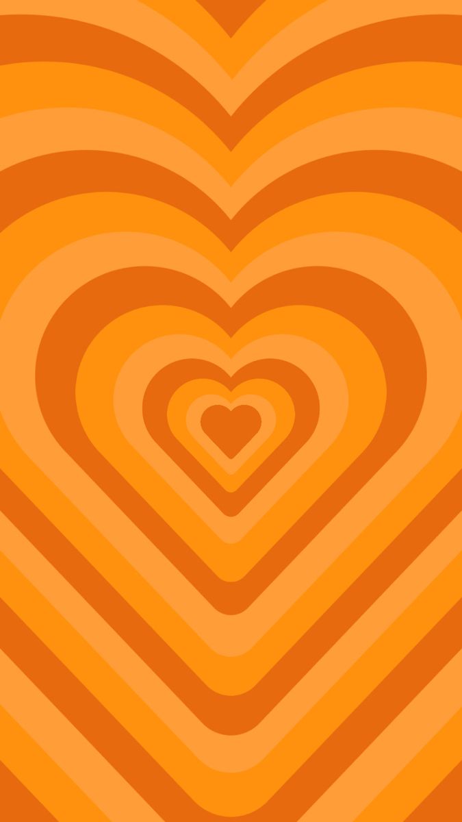 orange heart wallpaper. Heart wallpaper, Orange wallpaper, Pretty wallpaper background