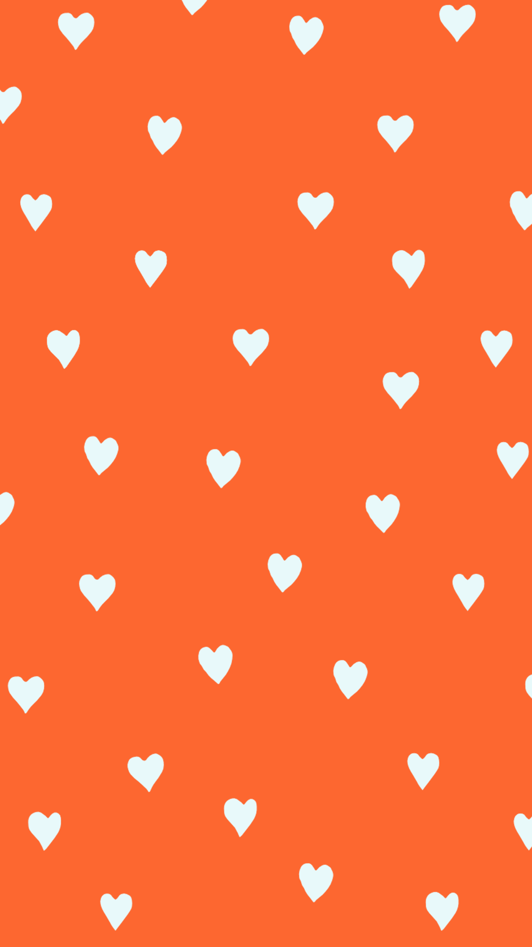 Orange Heart Wallpaper Free Orange Heart Background