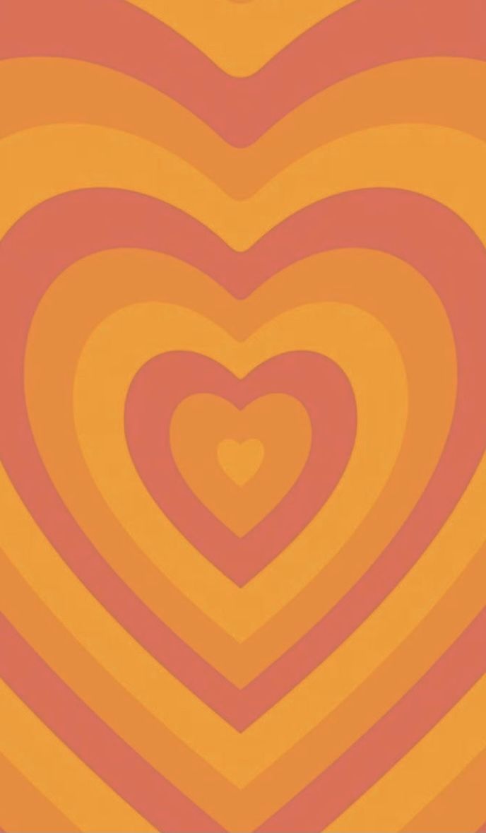 aesthetic orange Heart wallpaper. Heart wallpaper, Wallpaper, logo