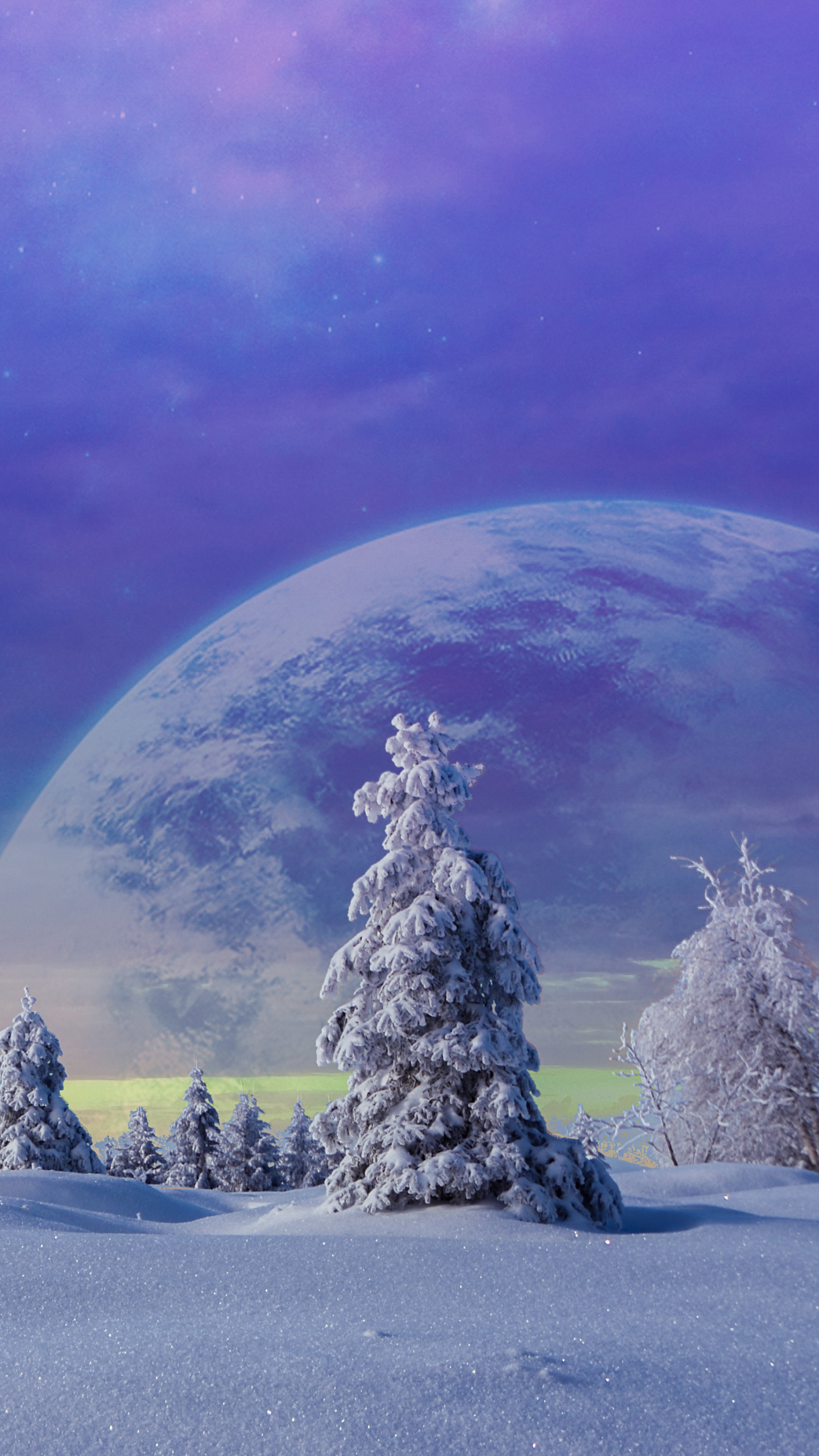 Fantasy Winter Phone Wallpaper