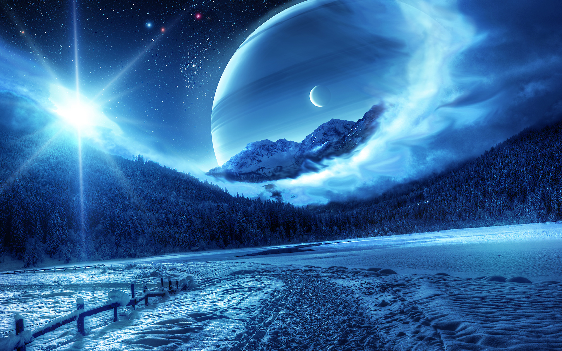 Fantasy Winter HD Wallpaper and Background