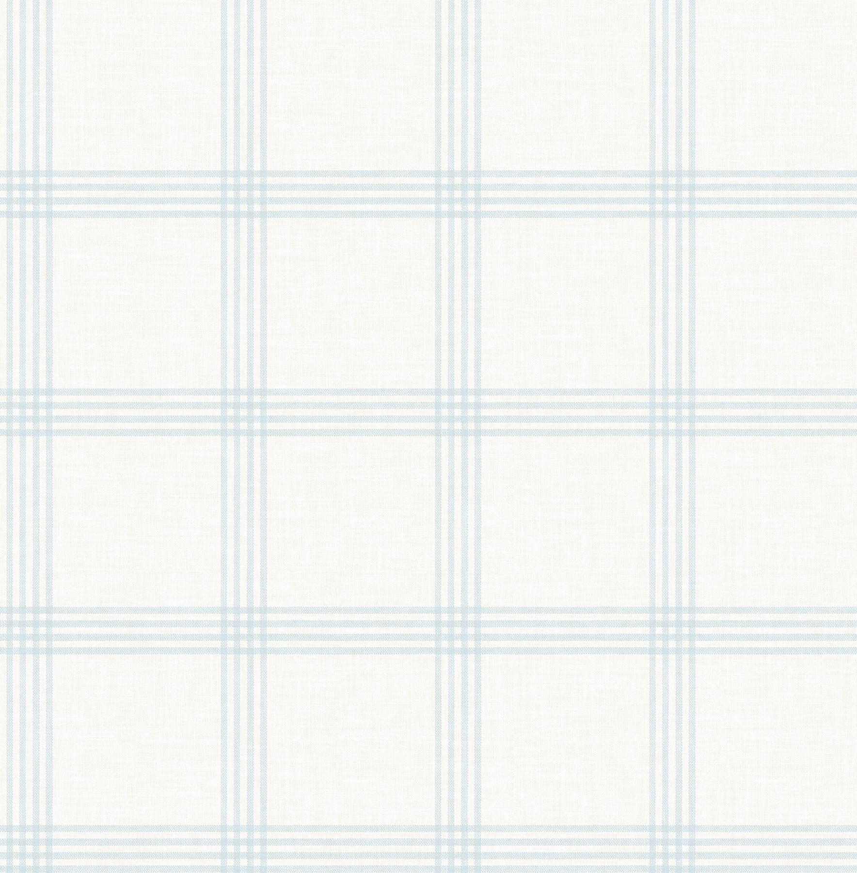 Chesapeake Twain Light Blue Plaid Wallpaper
