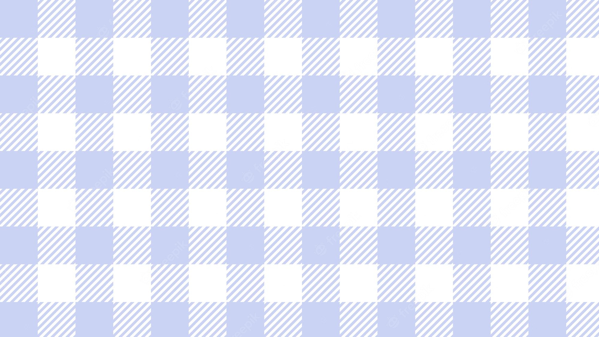 Premium Vector. Aesthetic cute pastel blue gingham tartan checkers plaid checkerboard texture background illustration perfect for banner wallpaper backdrop postcard background