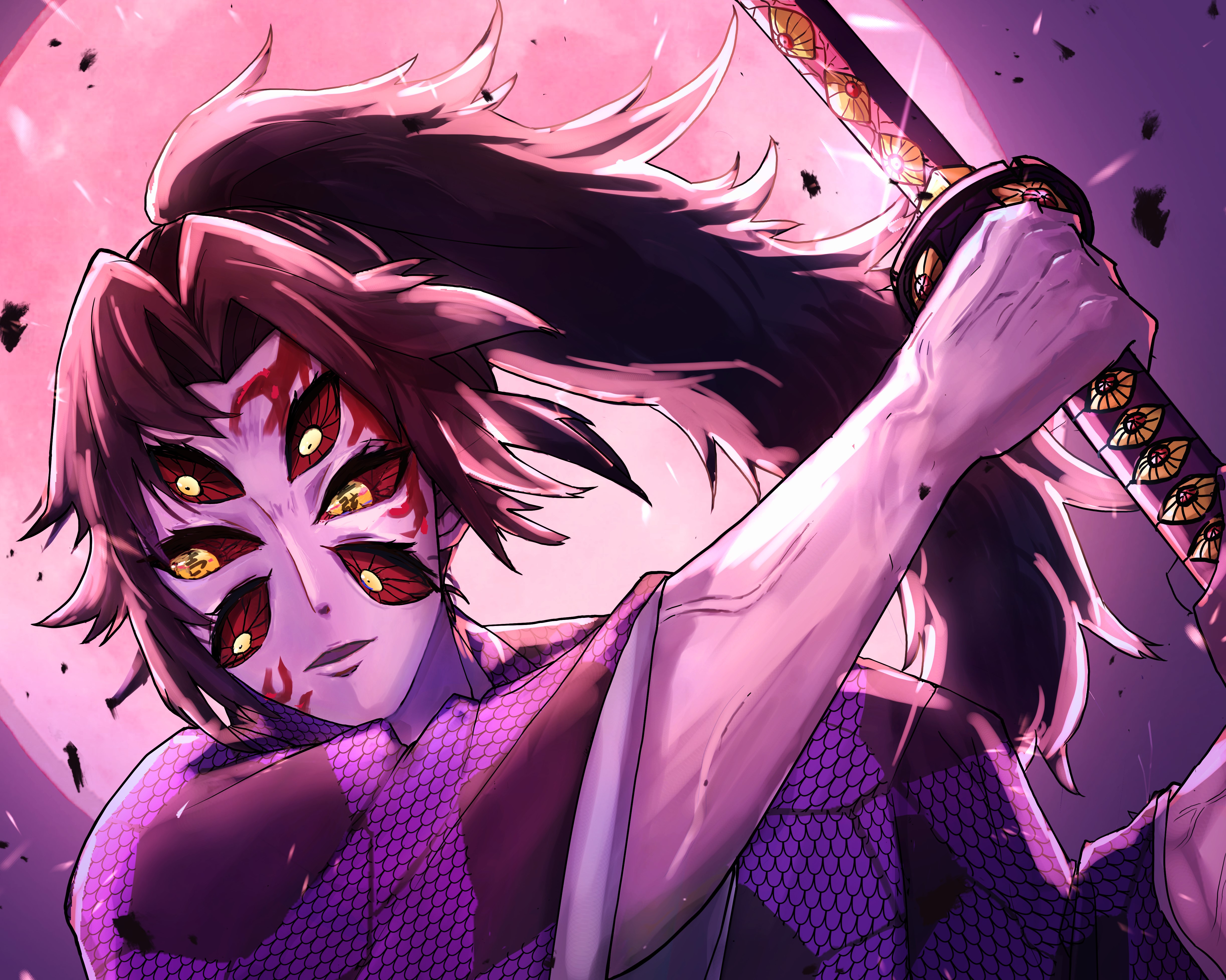 Kokushibo (Demon Slayer) HD Wallpaper and Background