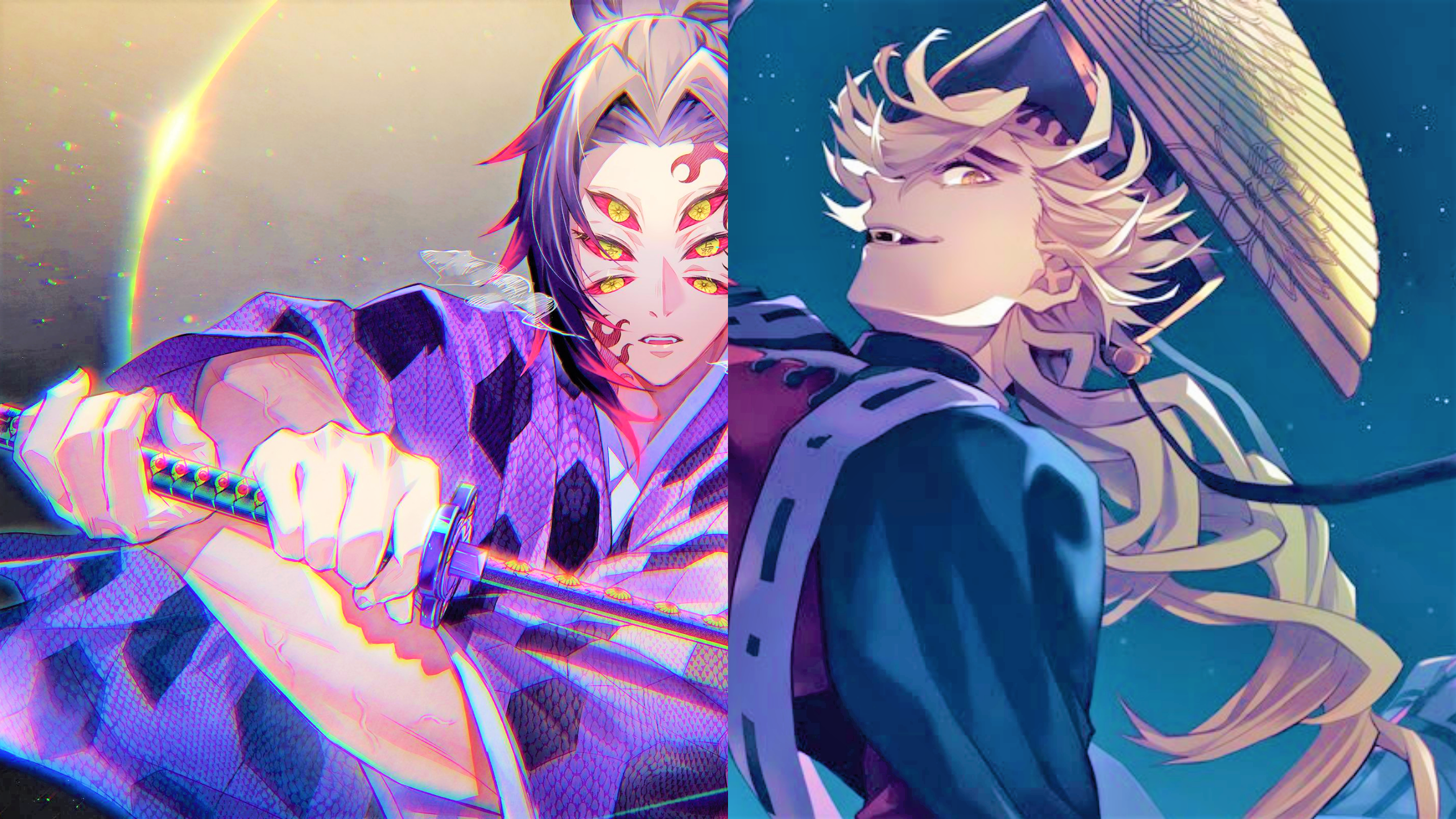 Upper Moon 1 Kokushibo VS Upper Moon 2 Doma (Minecraft Demon Slayer)