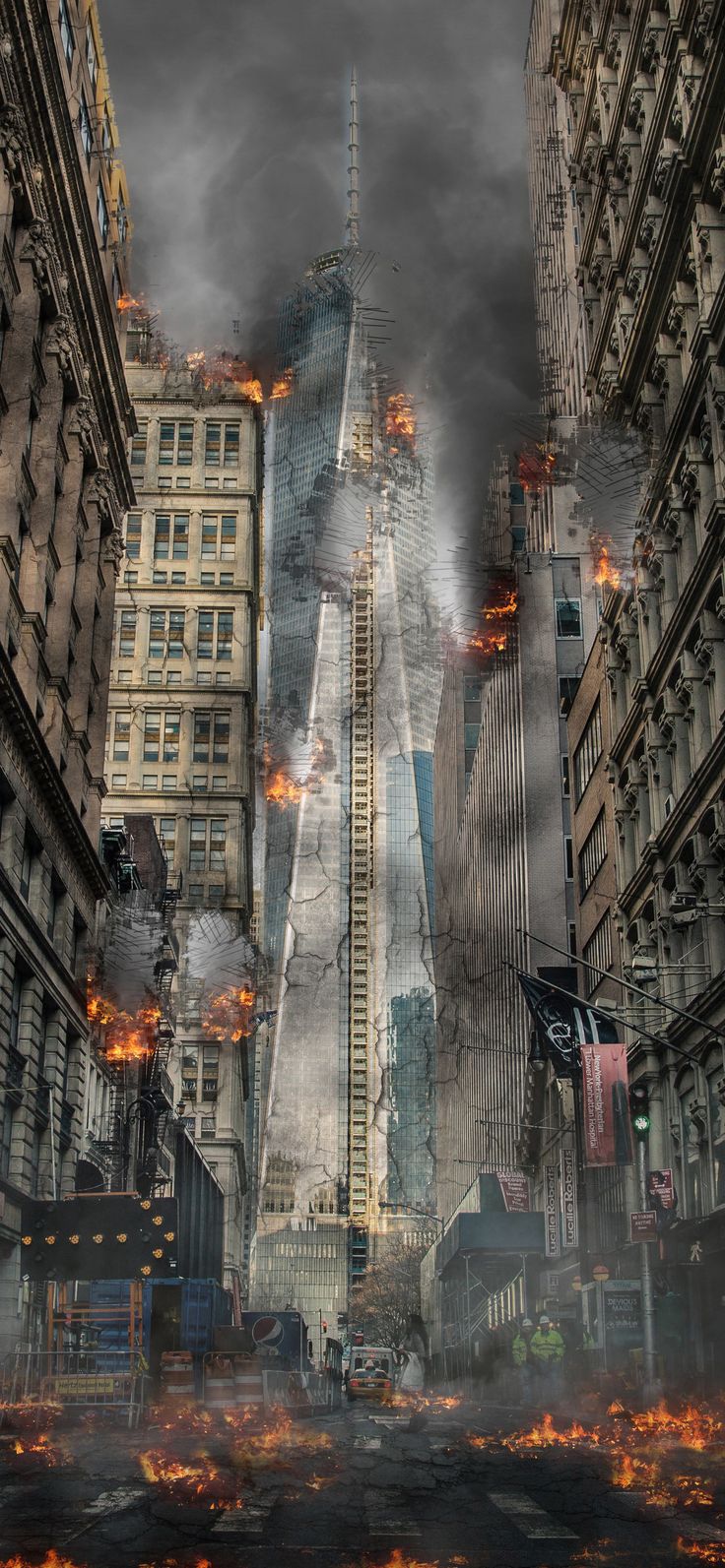 City Explosion 5k In 1125x2436 Resolution. City wallpaper, Apocalypse aesthetic, Explosion