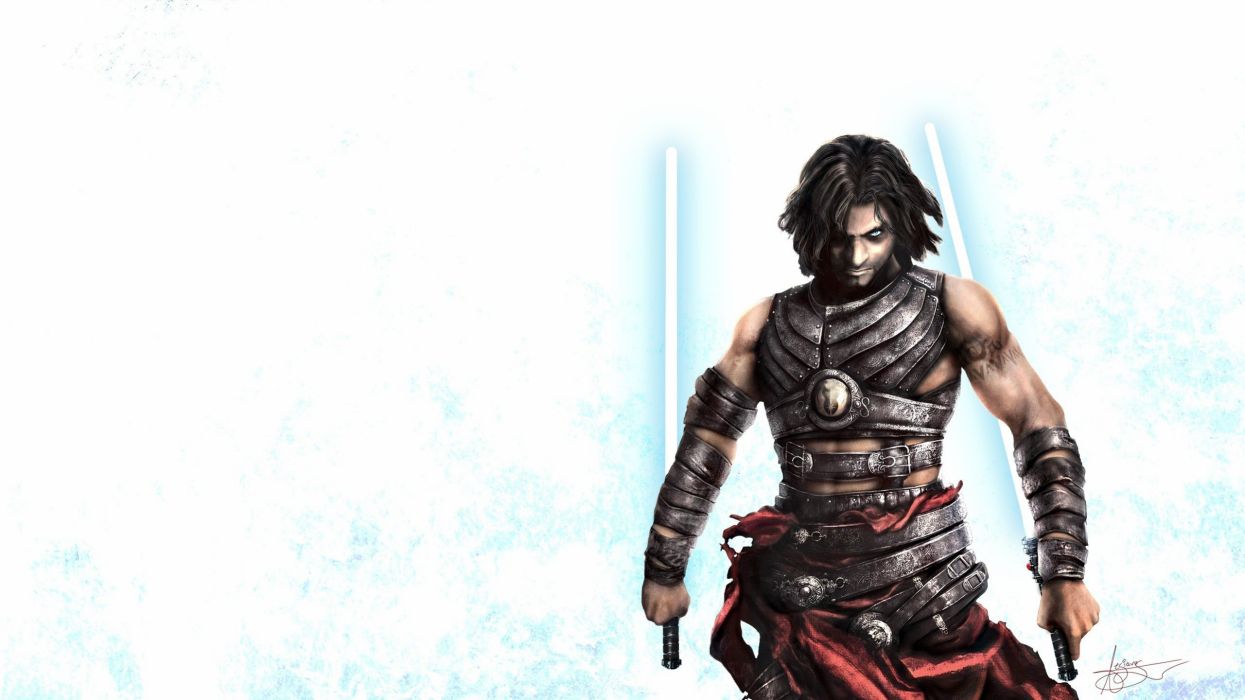 Star Wars video games lightsabers Prince of Persia prince Starkiller simple background wallpaperx1440