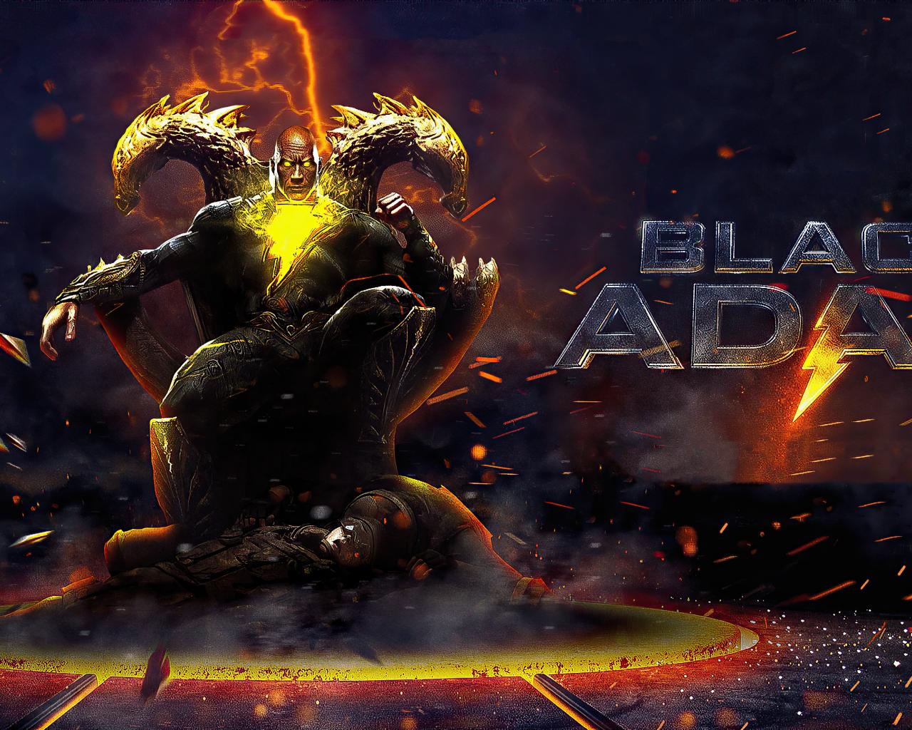 Wallpaper Movie Poster Black Adam, 2022 On Desktop.com Wallpaper, Picture, Image!