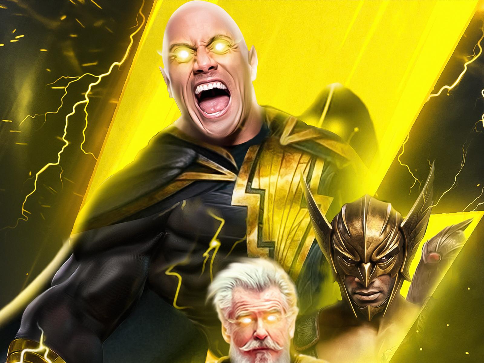 Wallpaper Black Adam New Movie Poster, 2022 On Desktop.com Wallpaper, Picture, Image!