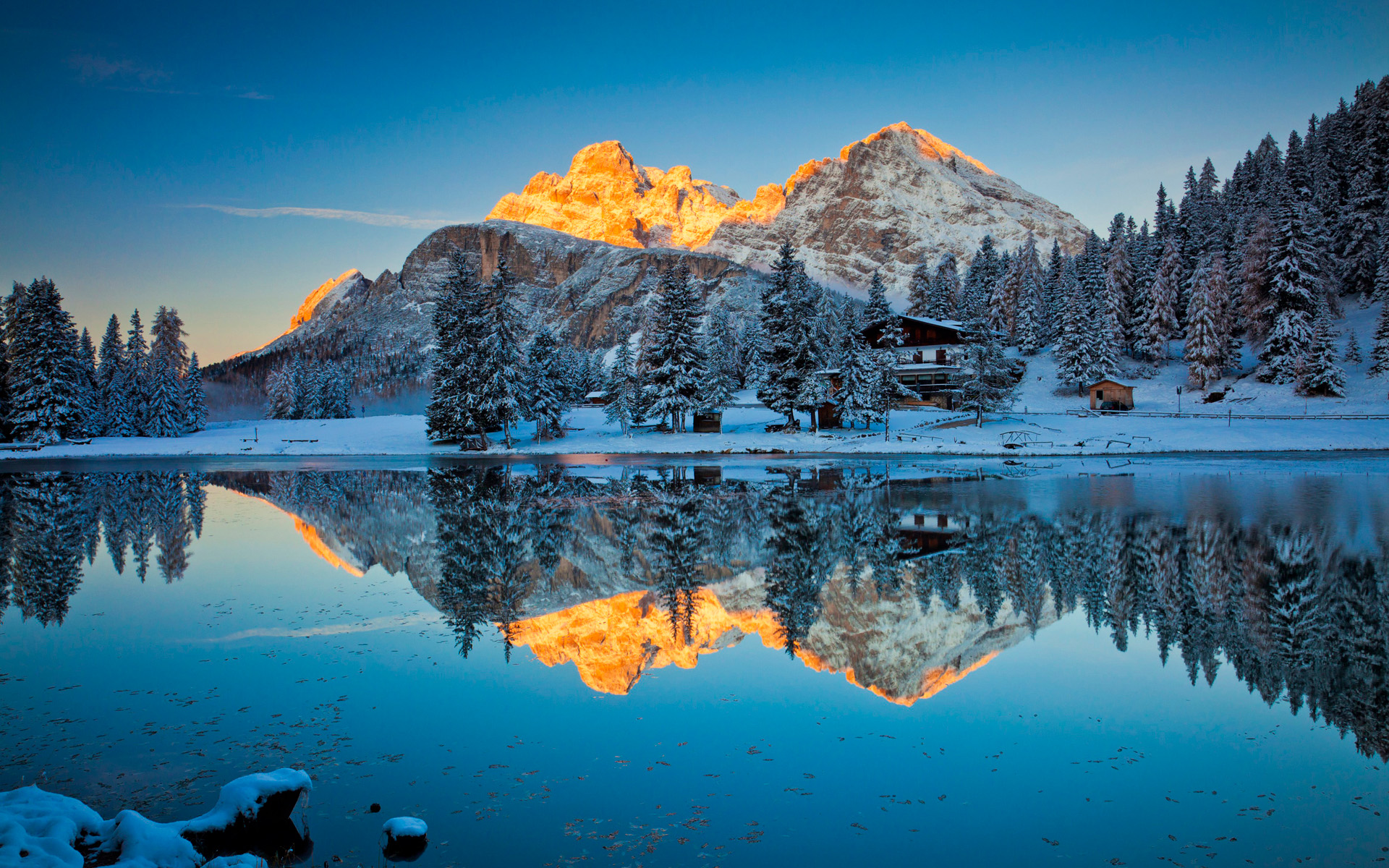 Lake Misurina HD Wallpaper and Background