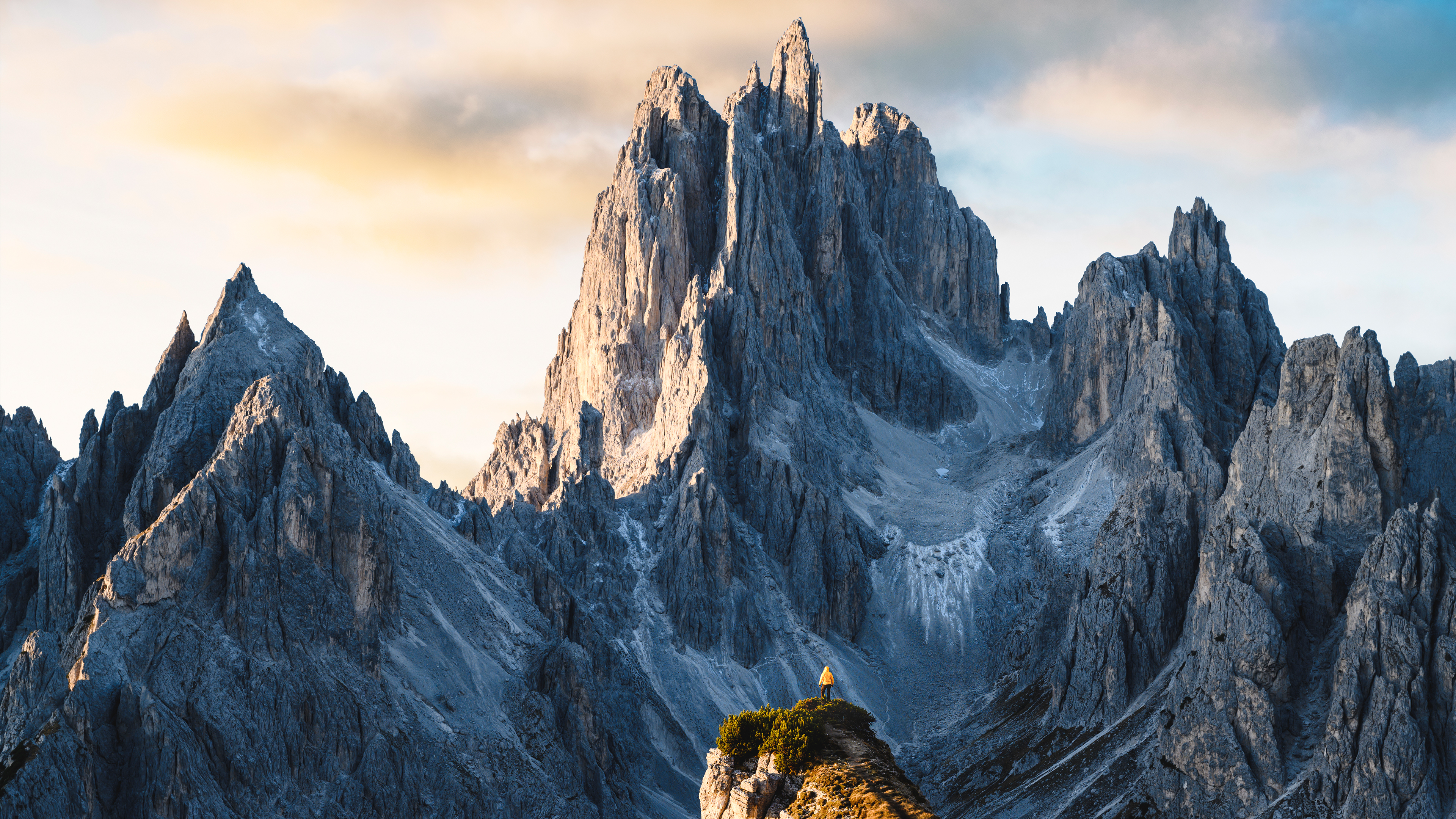 Cadini di Misurina Wallpaper 4K, Dolomite mountains, Alone, Scenic, View Point, Nature
