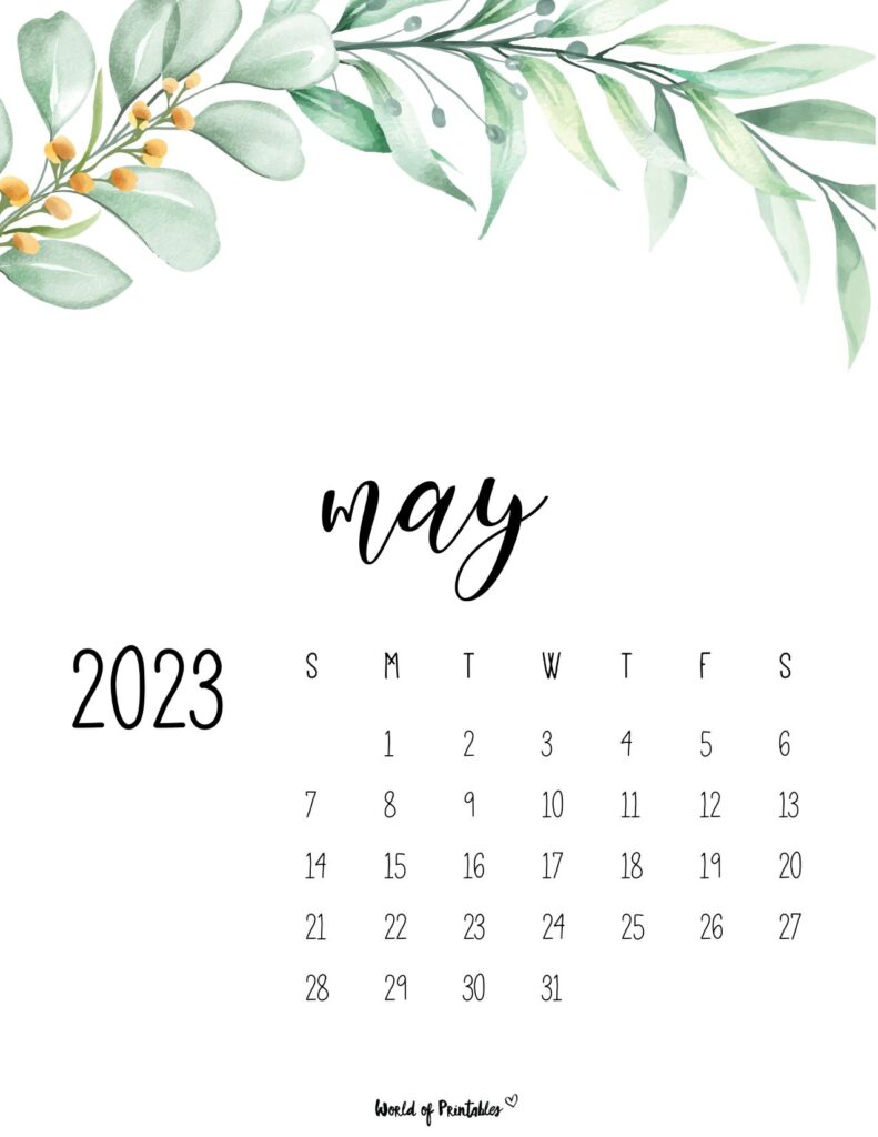 May 2023 Calendars