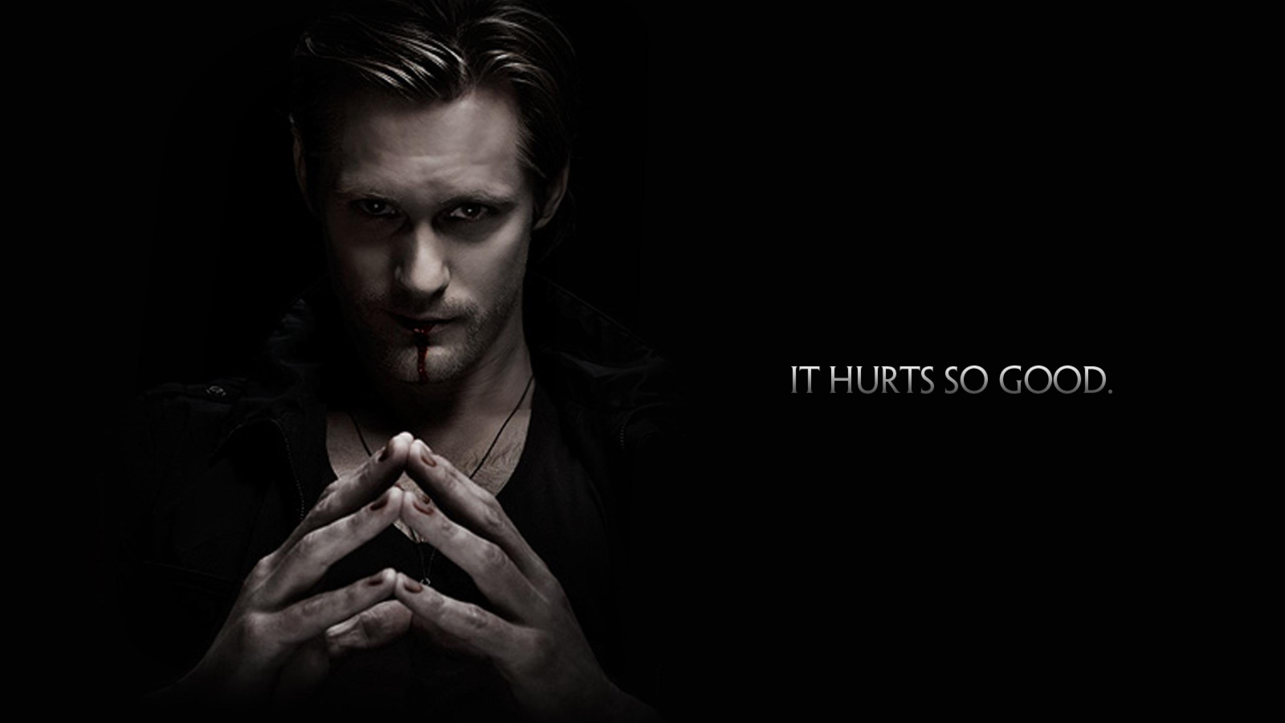 TRUE BLOOD drama fantasy mystery vampire horror hbo fantasy series poster wallpaperx1440