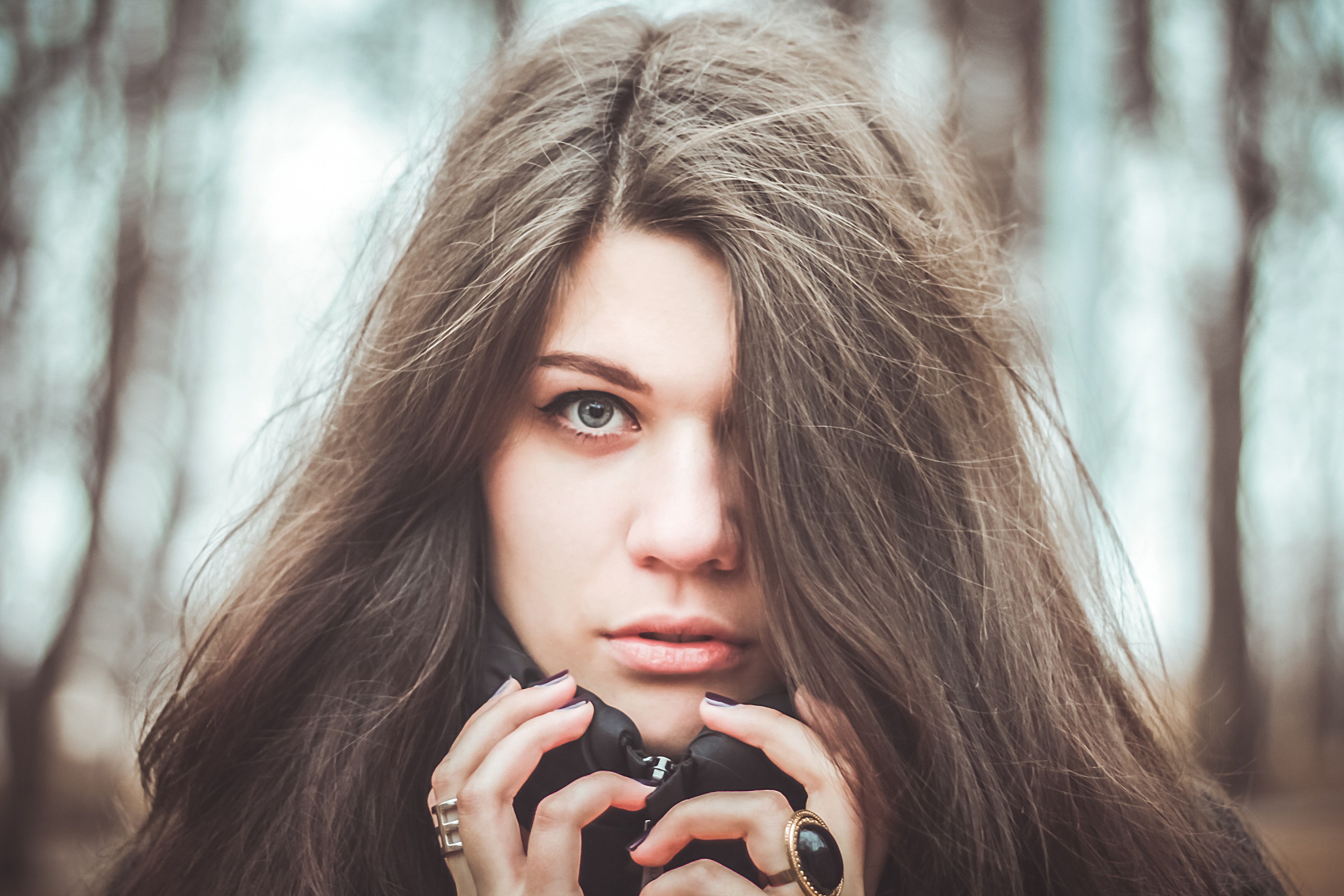 brunette, Russian Women, Latvia, Photography, Model, Women, Russian, Dark Hair Wallpaper HD / Desktop and Mobile Background