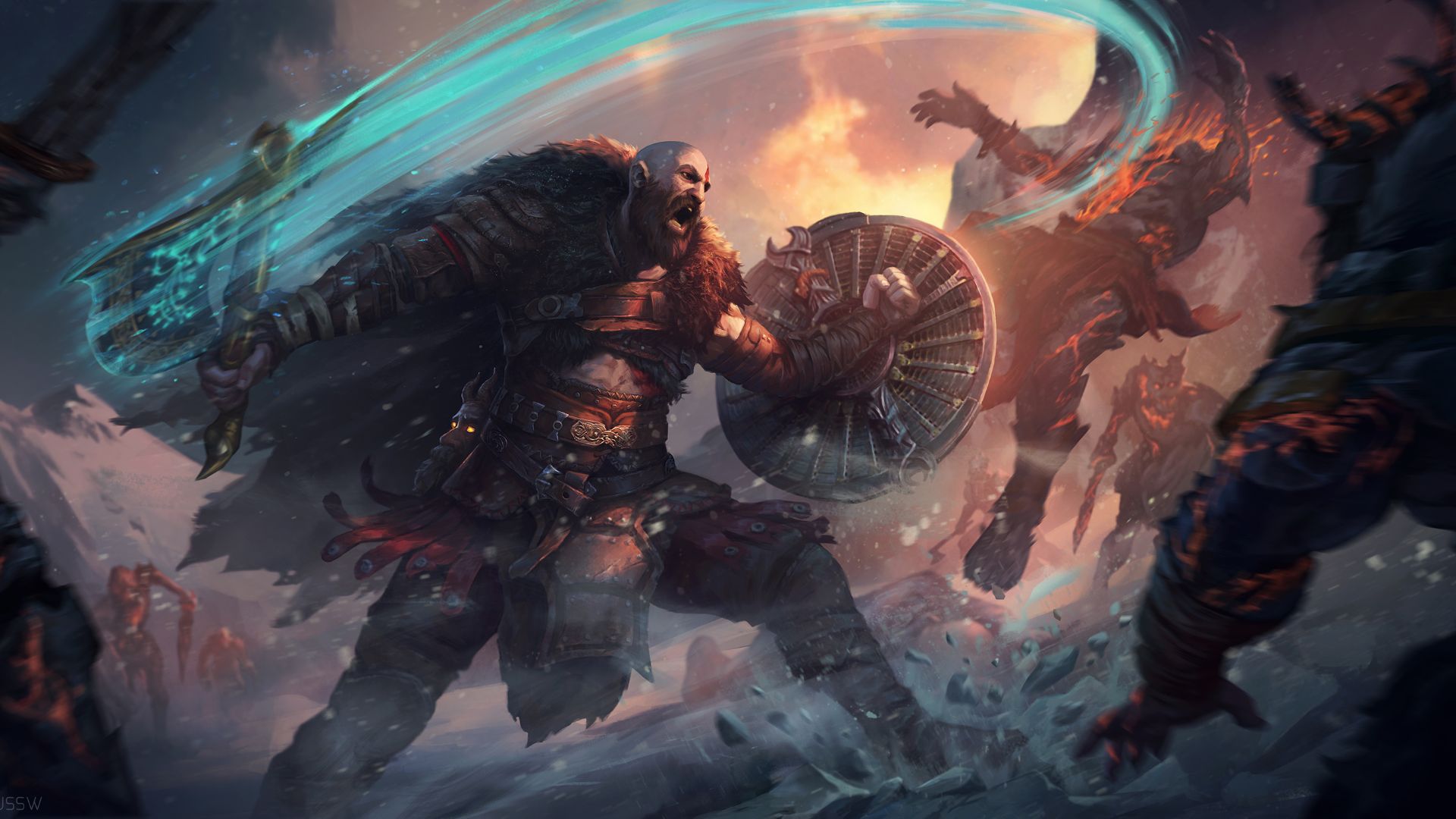 160+ God of War: Ragnarök HD Wallpapers and Backgrounds