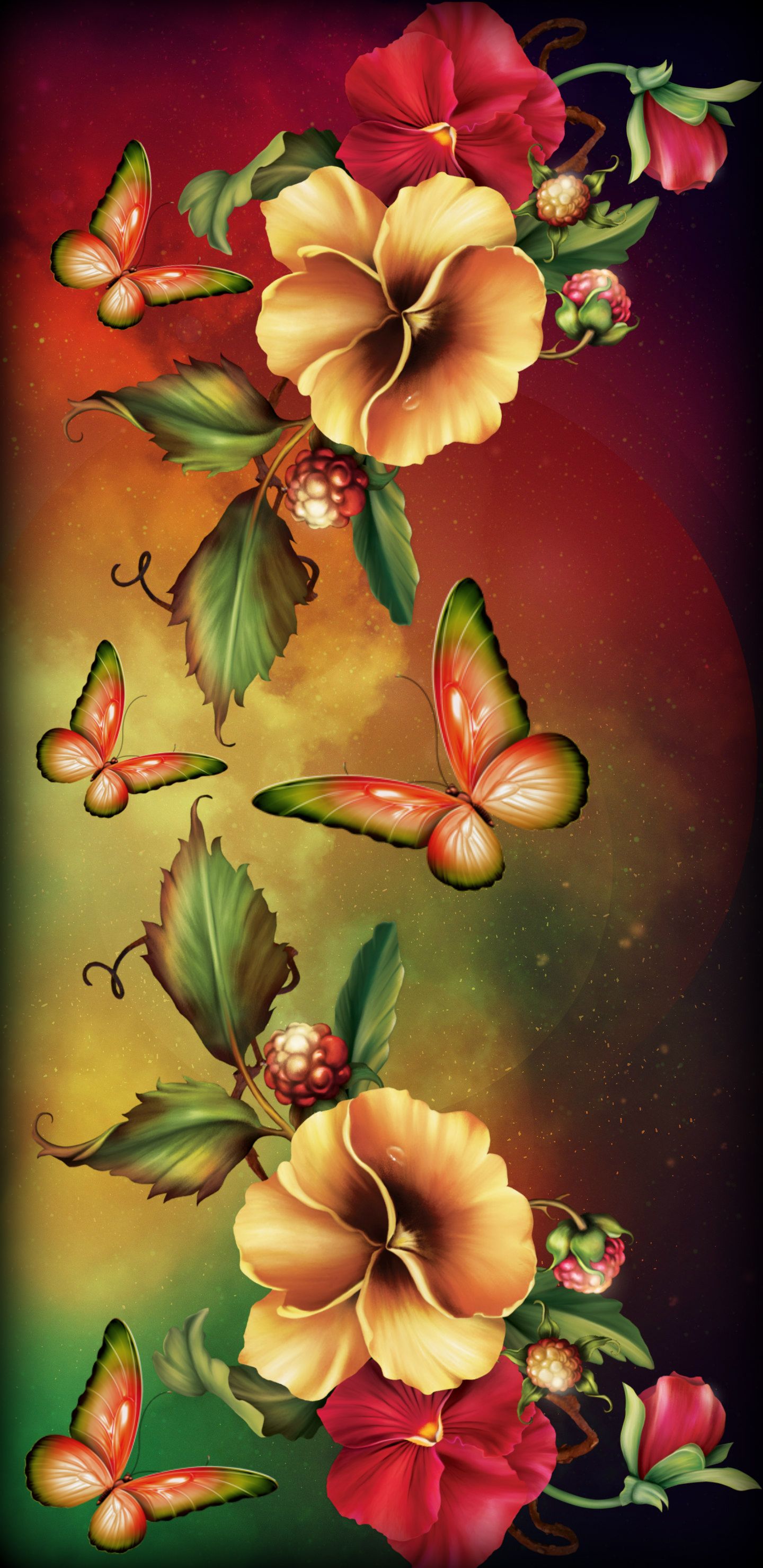 Colors Of Autumn. Flower background wallpaper, Fairy wallpaper, Flowery wallpaper