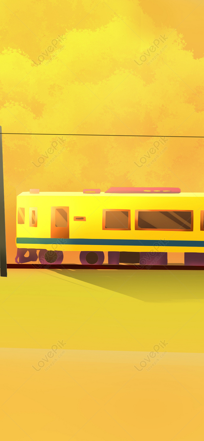 Railway Autumn Mobile Wallpaper Image Free Download