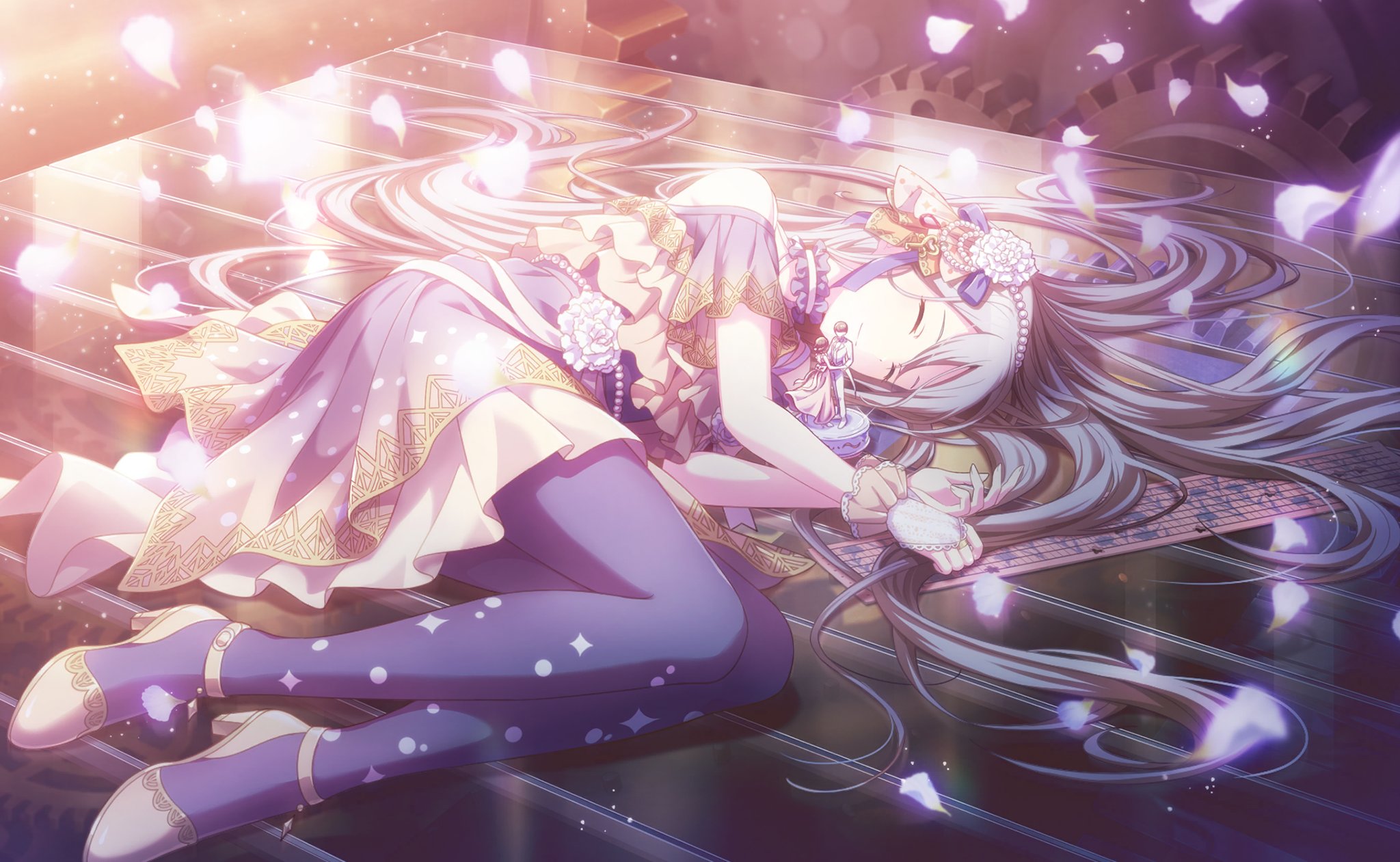 Project Sekai ENG (Unofficial) - [Flowerbed of Memories] Gacha 4 Yoisaki Kanade Type: Mysterious Max Stats: Performance Technique Stamina Max Skill: Flower Therapy