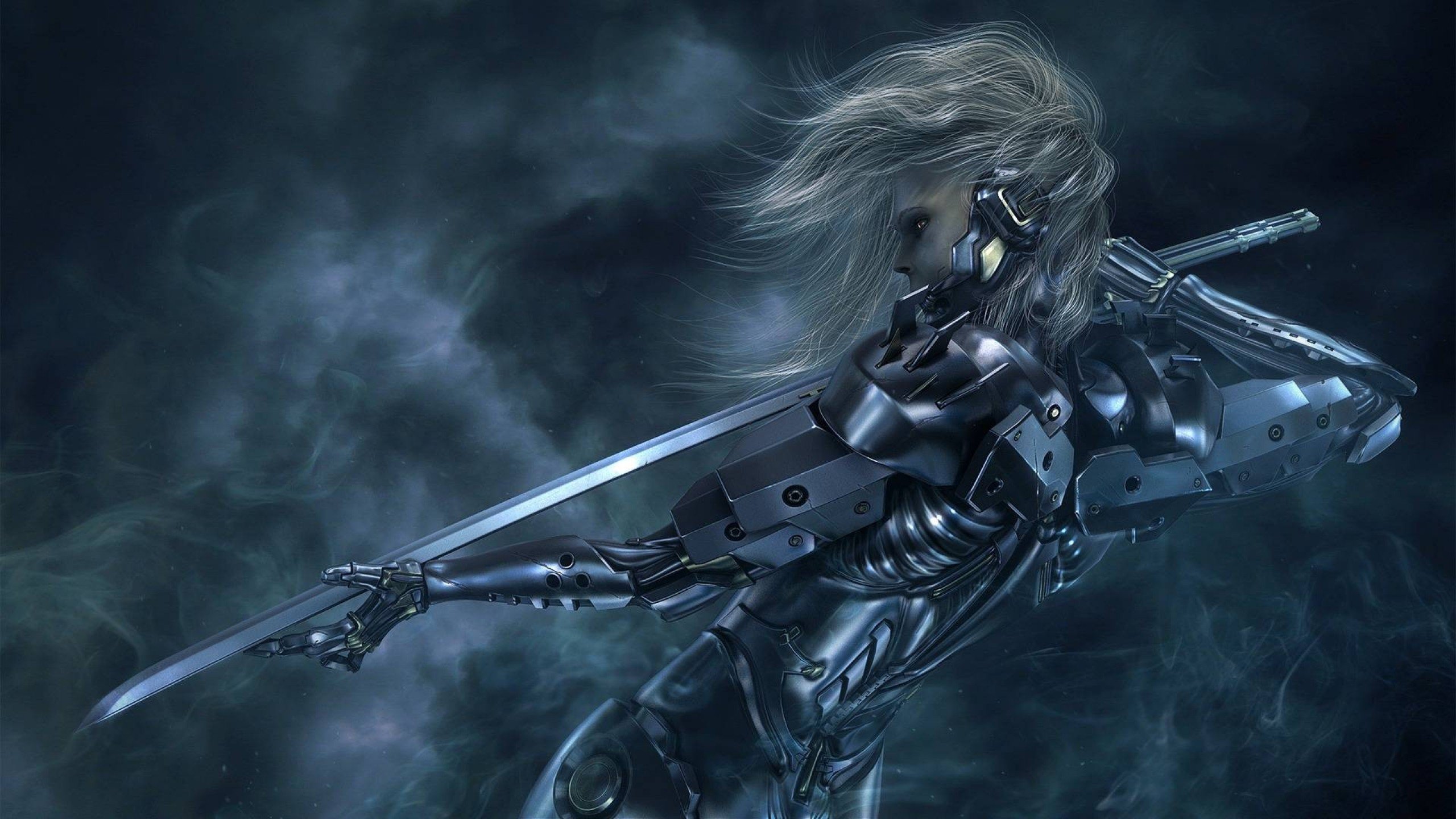 METAL GEAR RISING Revengeance Fighting Cyborg Robot Warrior Sci Fi 1mgrr Action Futuristic Sword Wallpaperx1440