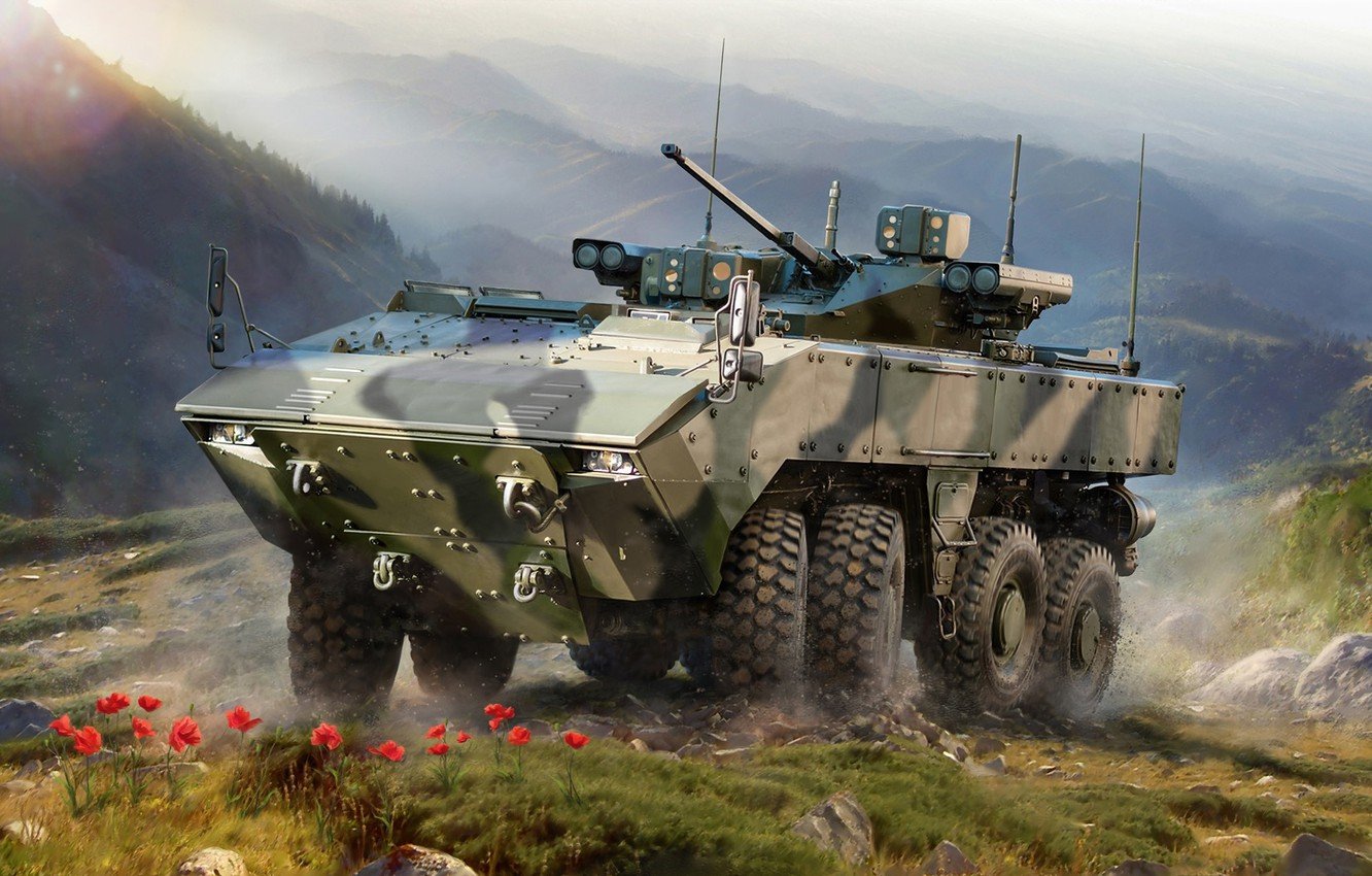 Wallpaper Russia, armored vehicle, Combat, Boomerang, Unified combat platform boomerang image for desktop, section оружие