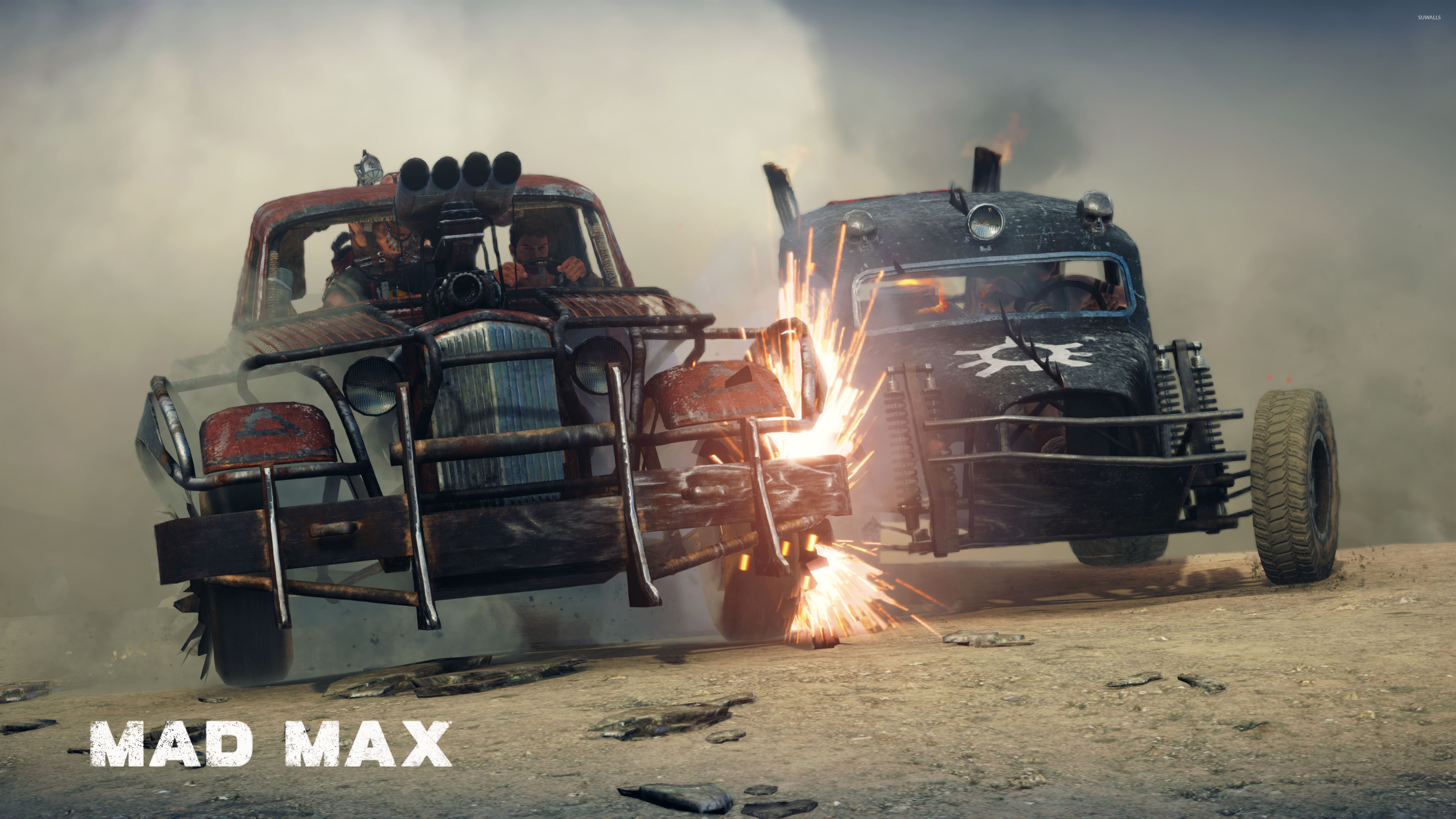 Car combat in Mad Max wallpaper wallpaper