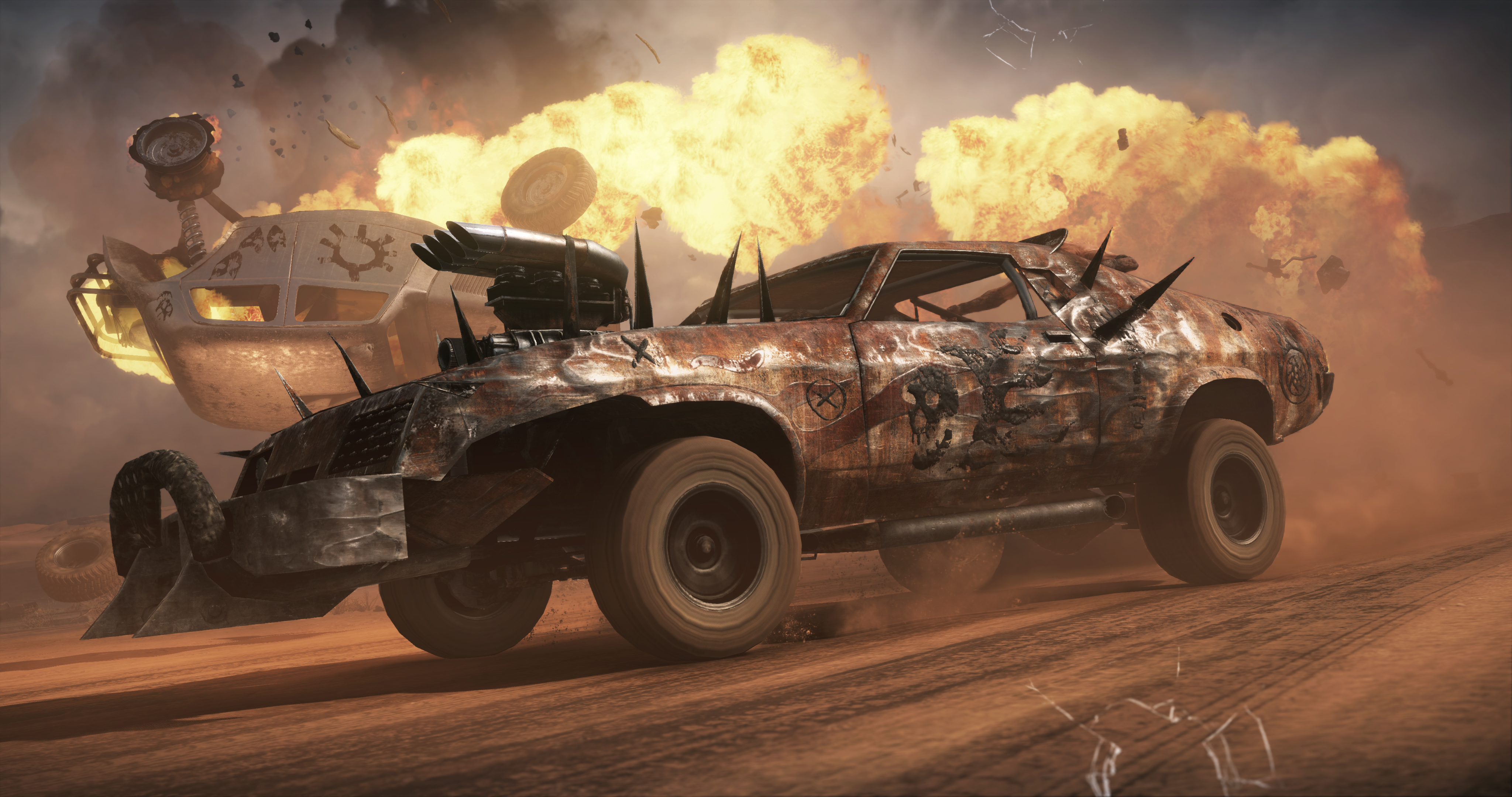 Mad Max pimps his ride and fights like Batman