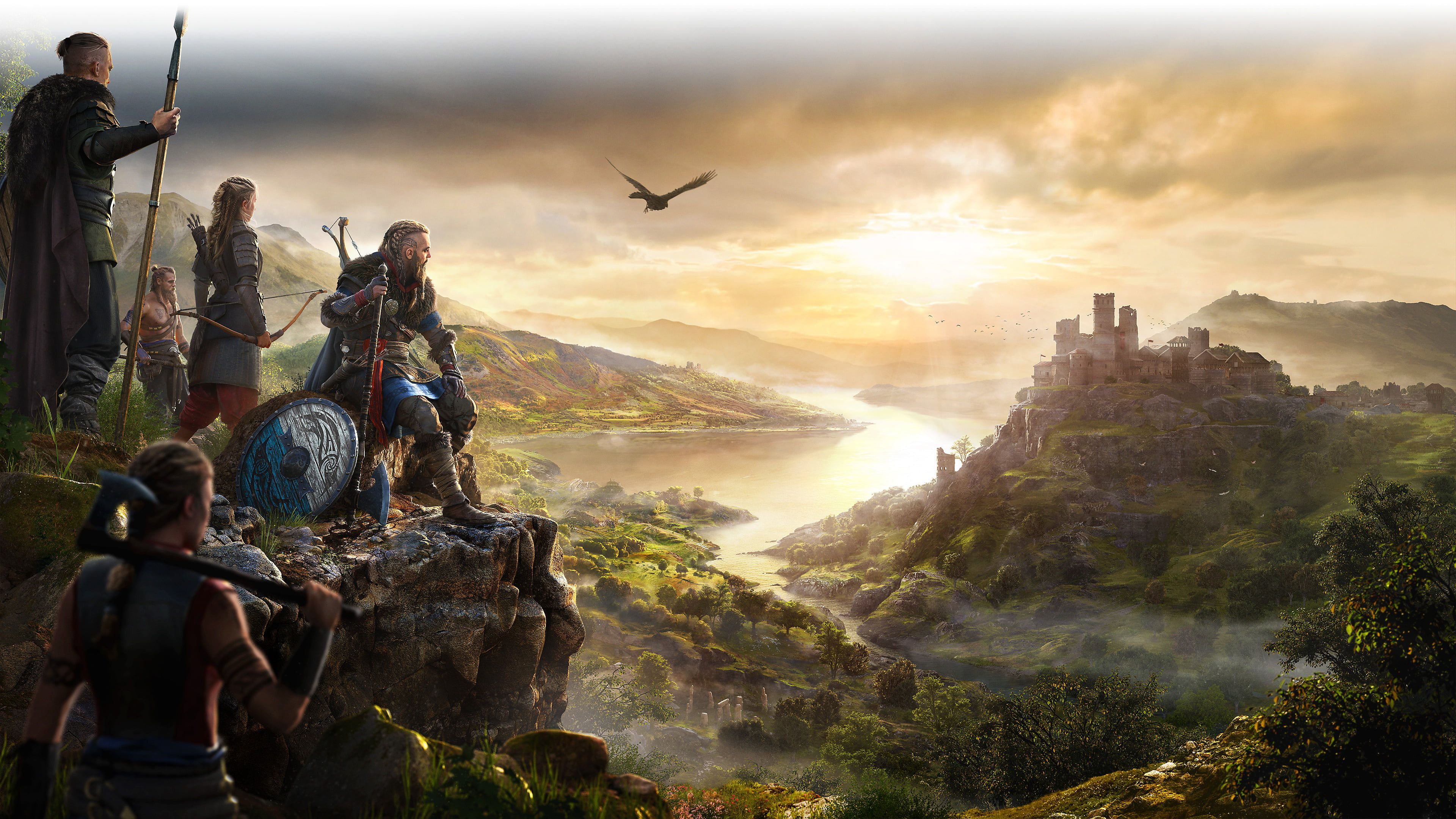 Assassin's Creed: Valhalla Assassin's Creed #viking #Axe #shield #raven #lake #castle #horizon vi. Assassin's creed valhalla, Assassins creed, Assassins creed art