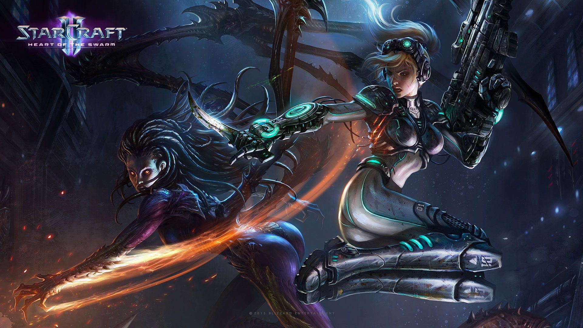 Starcraft II video games Sarah Kerrigan Nova Terra StarCraft II, Heart Of The Swarm P #wallpaper #hdwallpaper #deskt. Sarah kerrigan, Starcraft, Starcraft 2