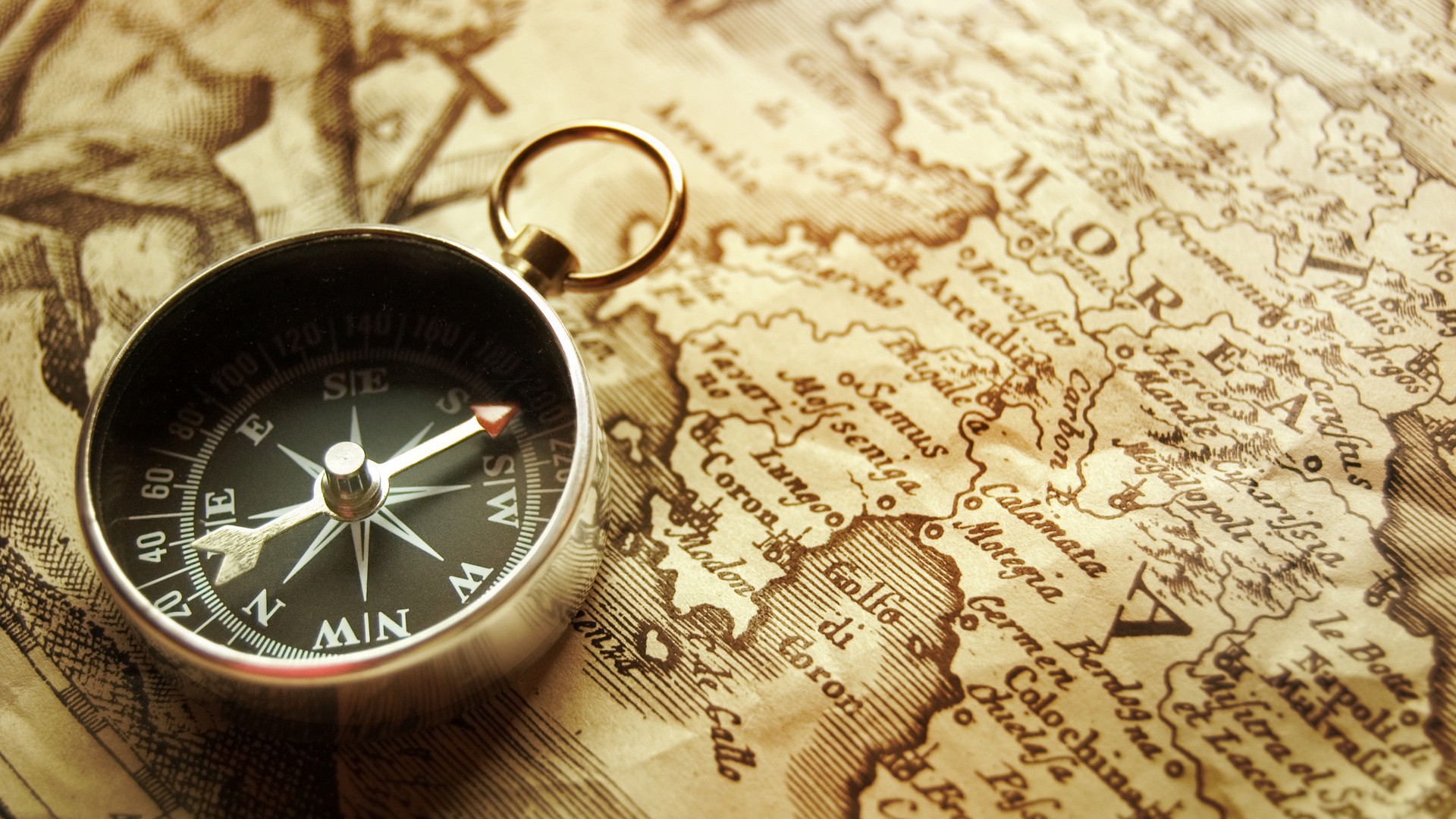 map, Old, Vintage, Compass, Drawing Wallpaper HD / Desktop and Mobile Background
