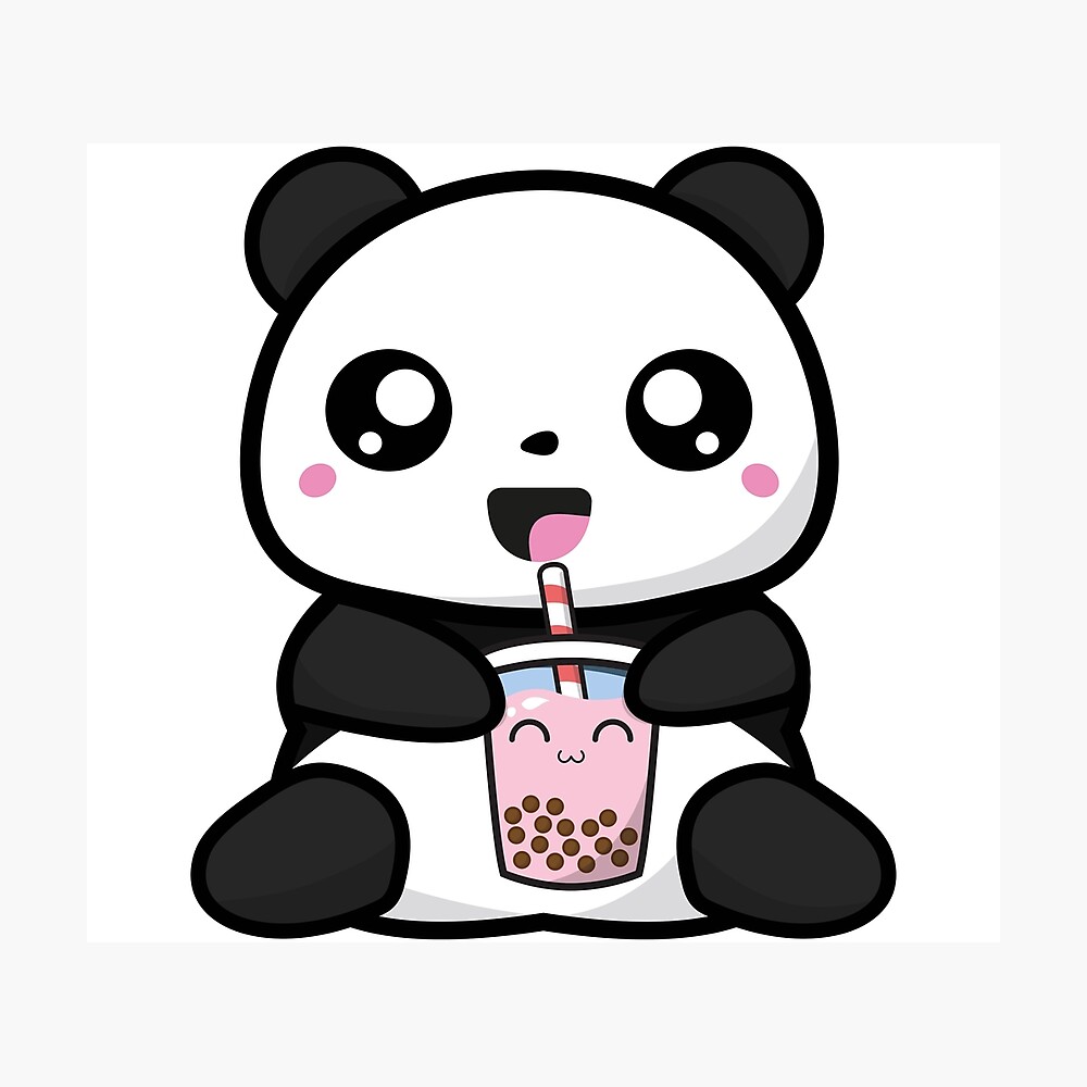 Panda Drinking Boba Wallpapers - Wallpaper Cave